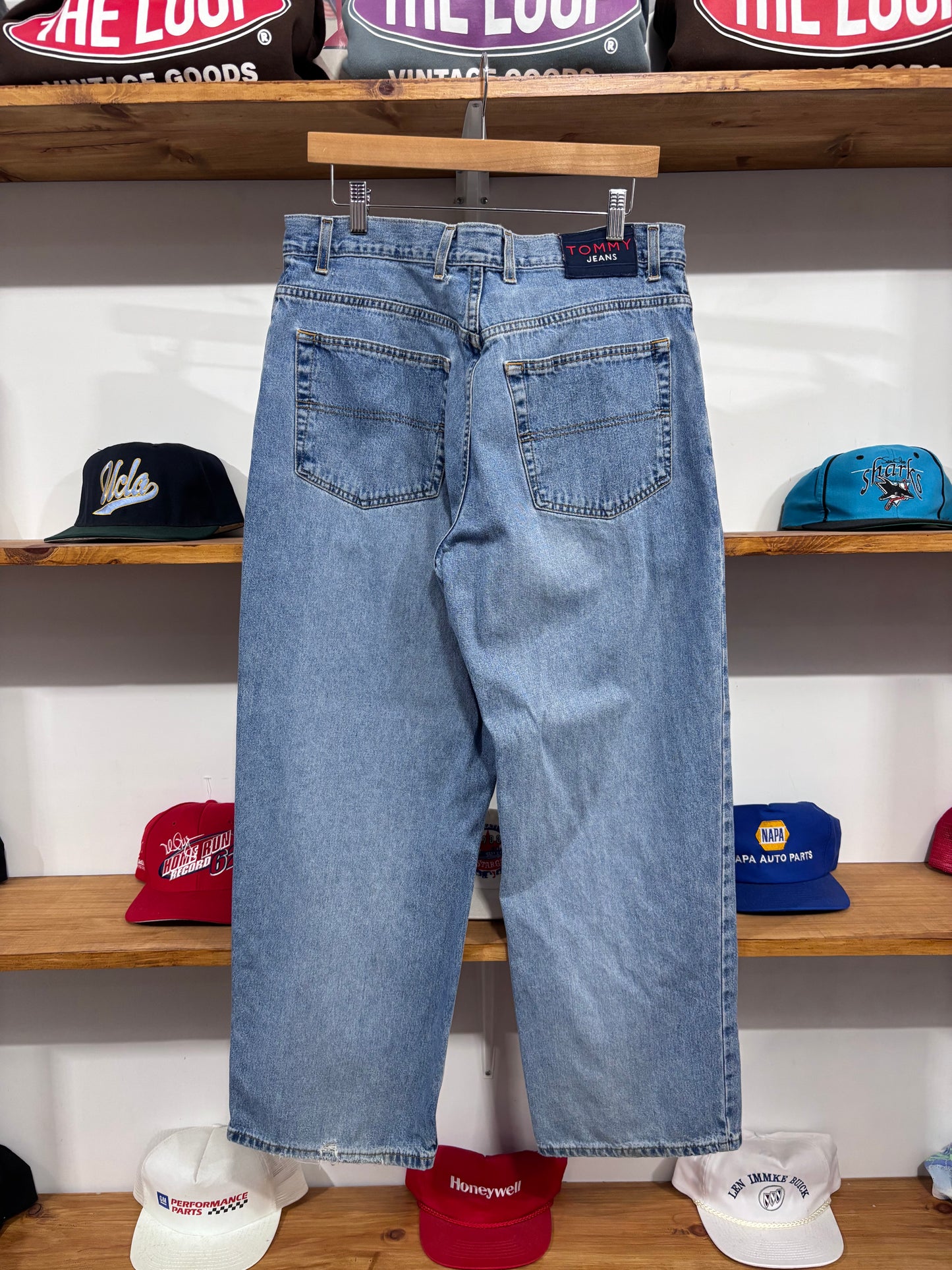 Vintage Tommy Hilfiger Baggy Blue Jeans