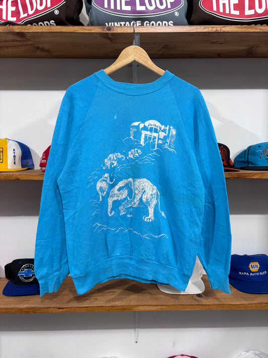 Vintage Elephant Crewneck