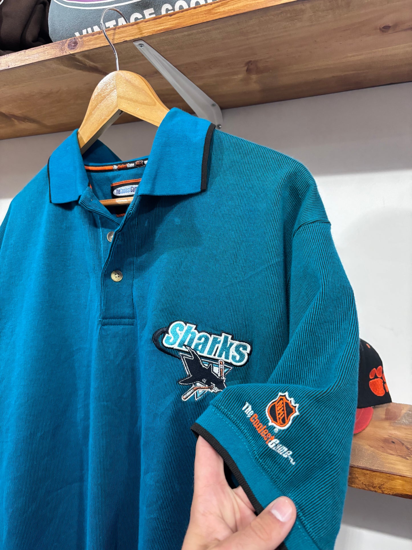 Vintage San Jose Sharks Polo