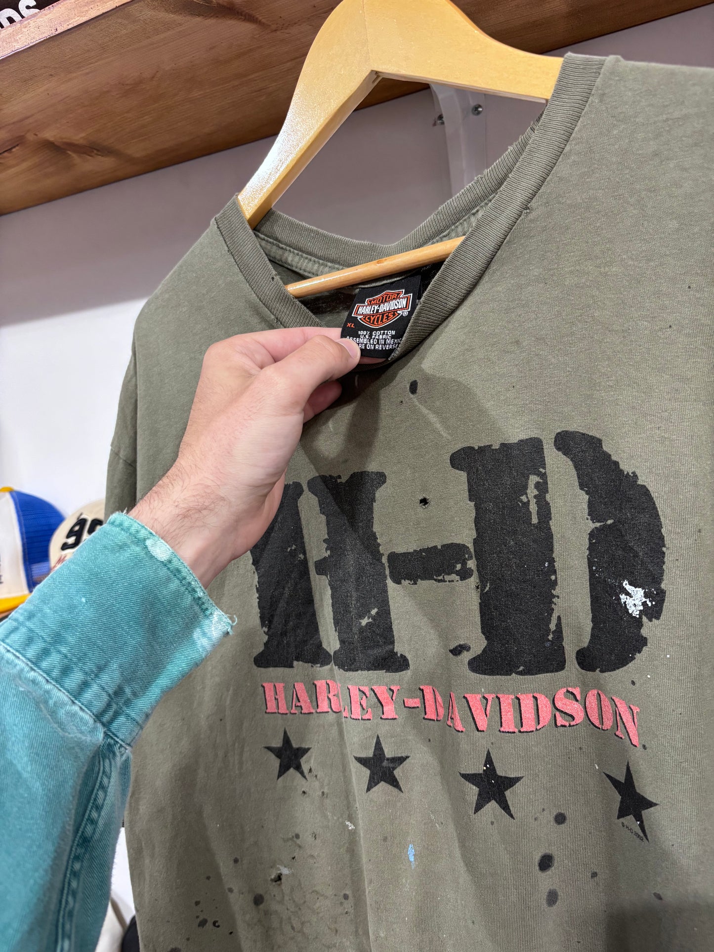Vintage Harley Davidson Distressed Tee