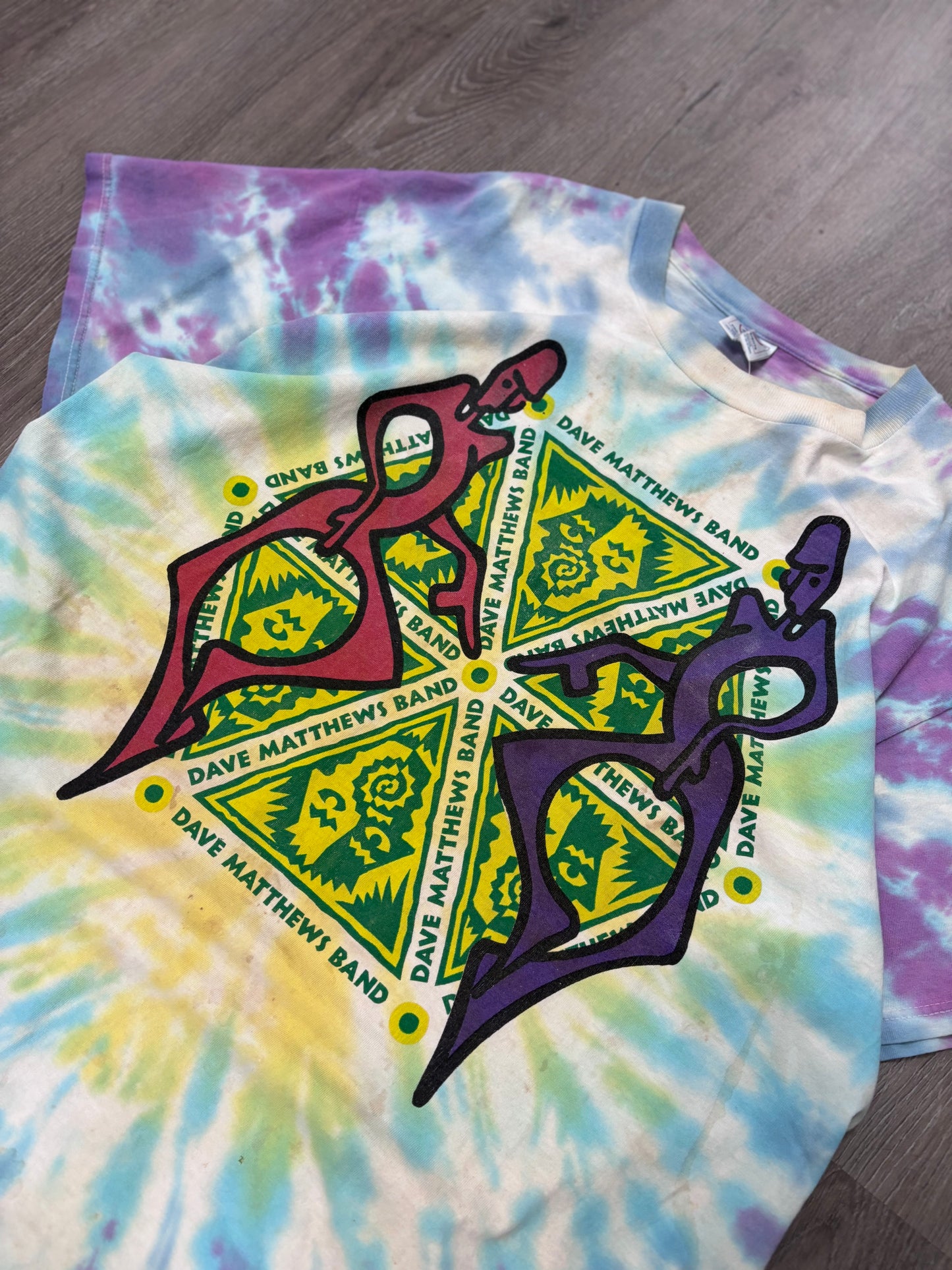 Vintage Dave Matthews Band Tour Tie Dye Tee