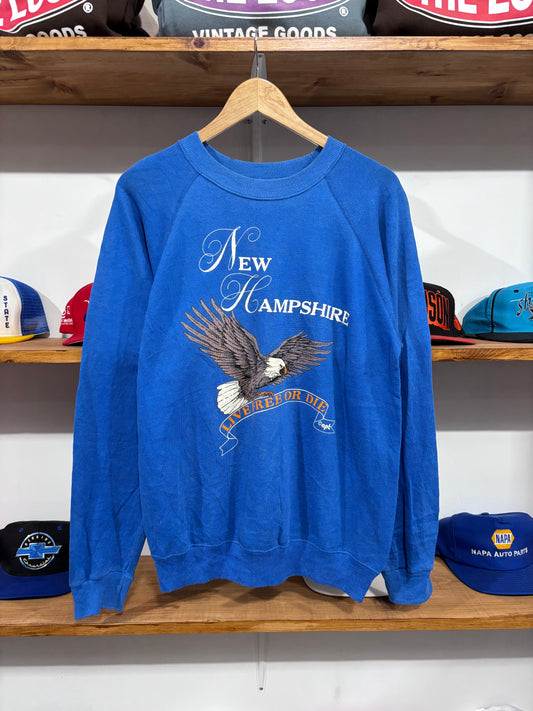 Vintage Live Free or Die New Hampshire Crewneck