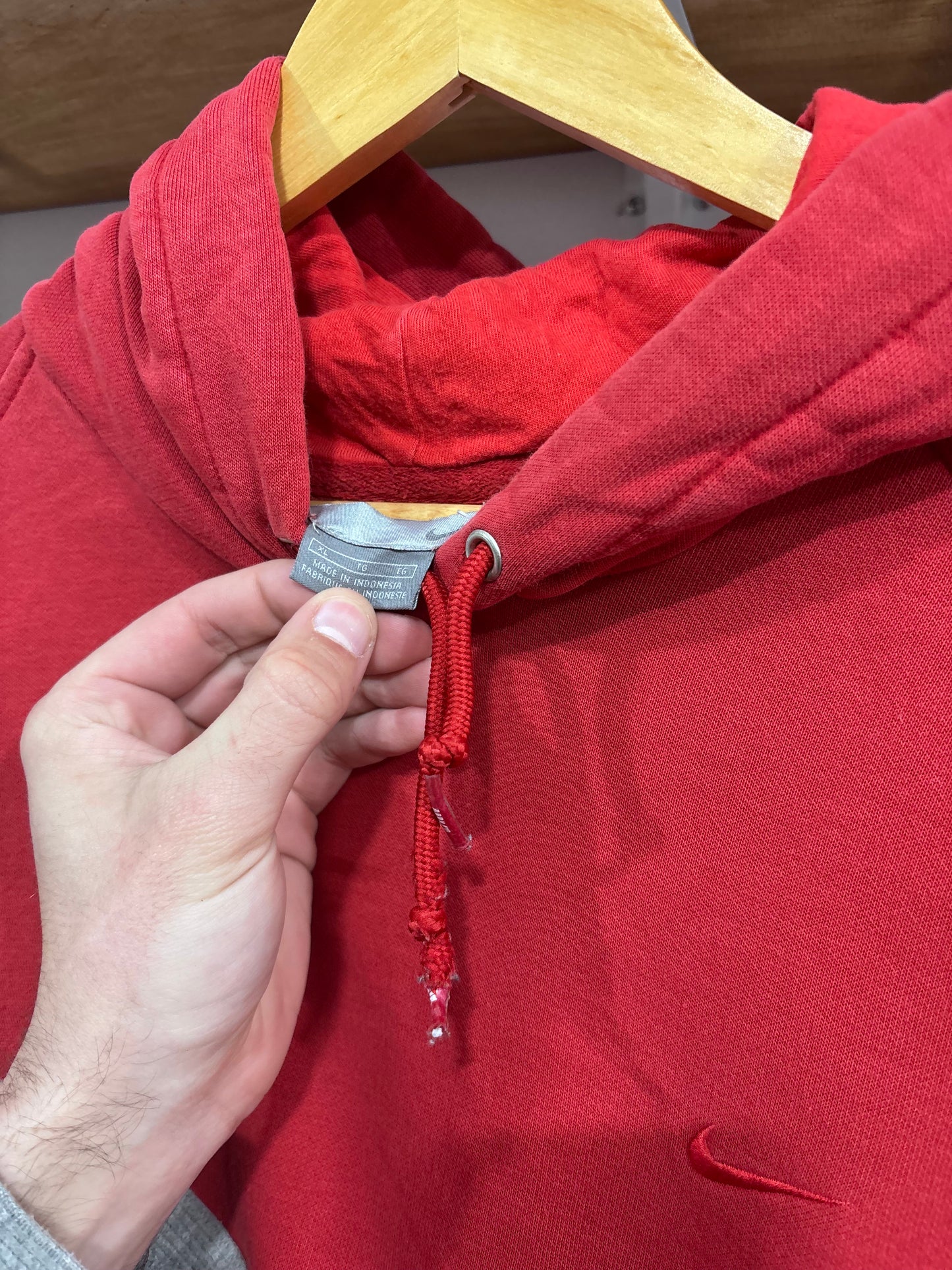 Vintage Nike Red Hoodie