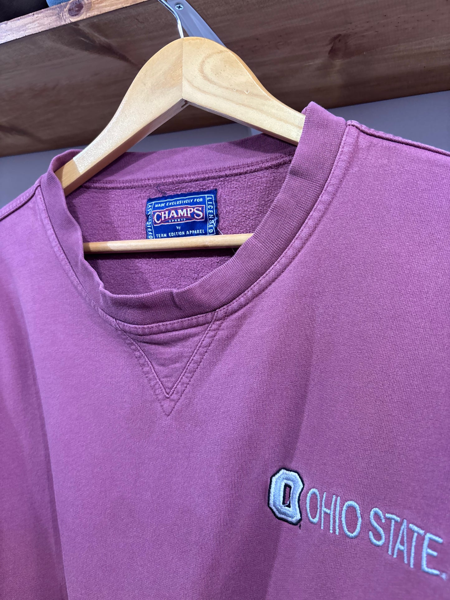 Vintage Ohio State Red Faded Crewneck