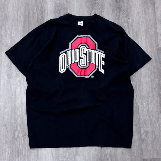 Vintage Ohio State Logo Black Tee