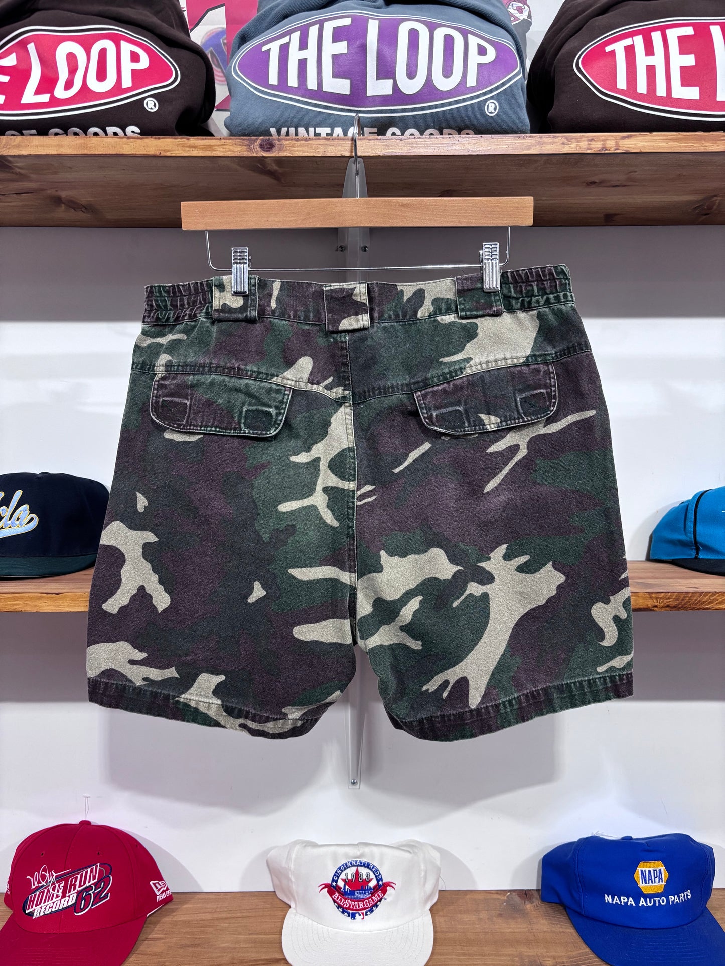 Vintage Camo Cargo Shorts