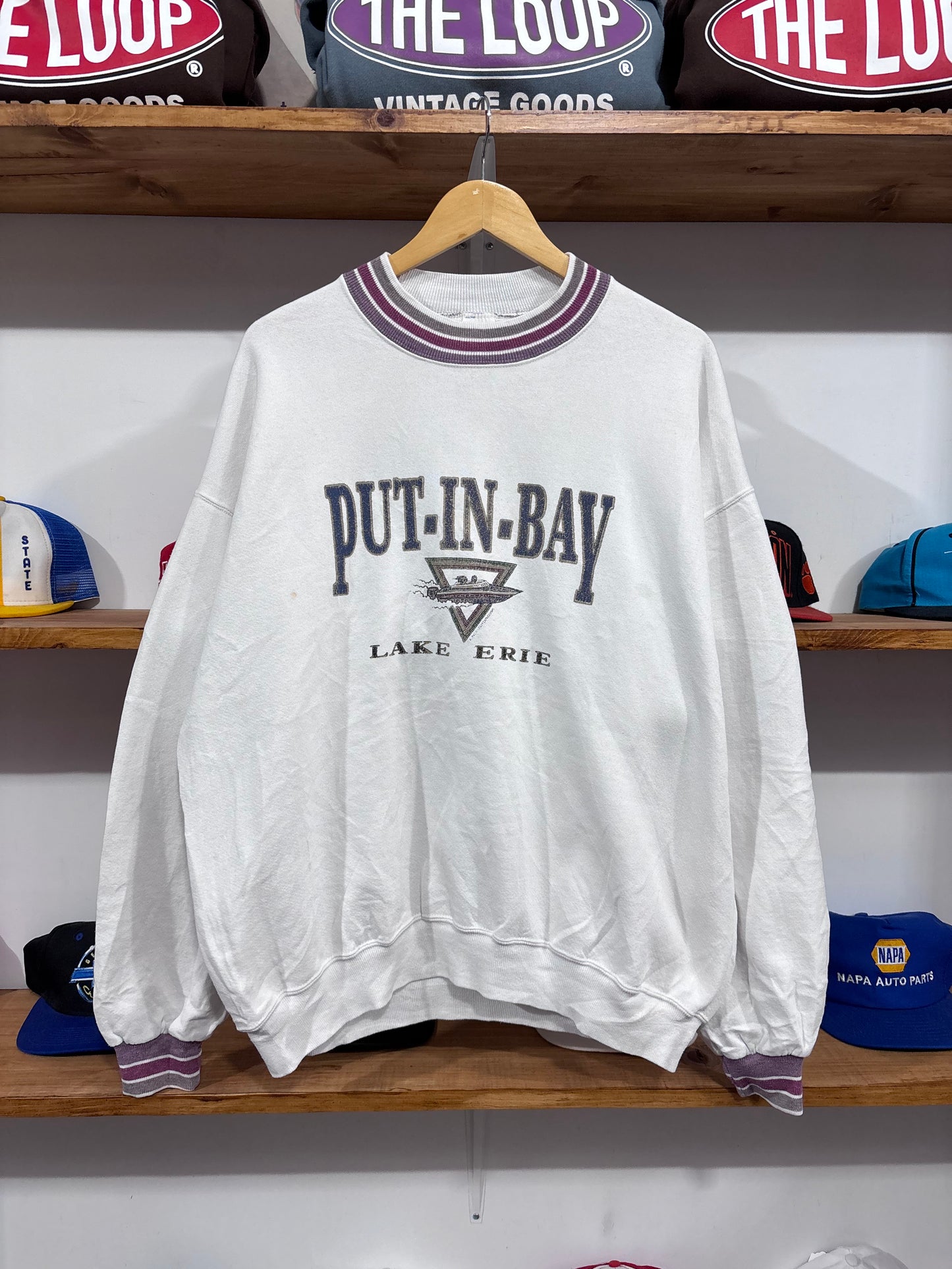Vintage Put In Bay Lake Erie Crewneck