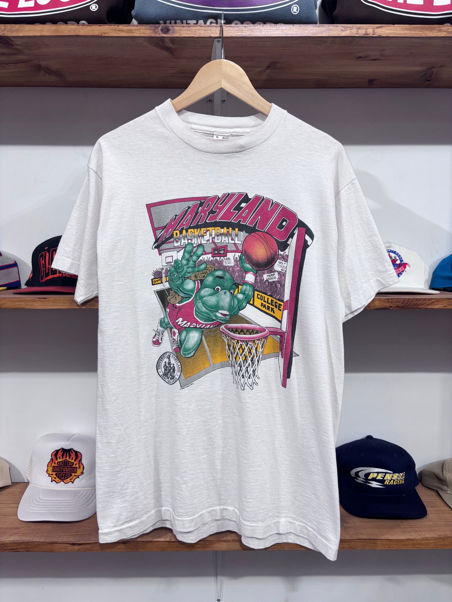 Vintage Maryland Terrapins Basketball Tee