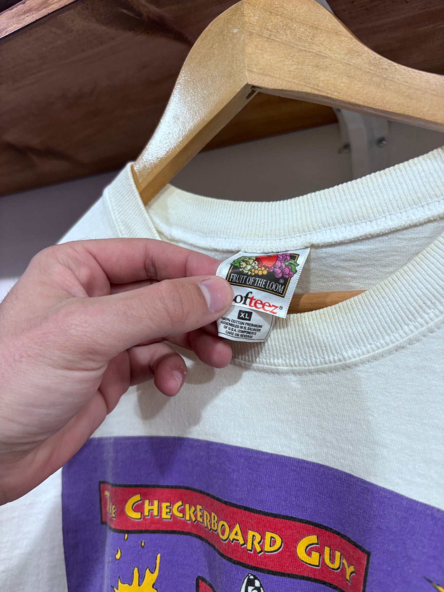 Vintage The Checkerboard Guy Tee