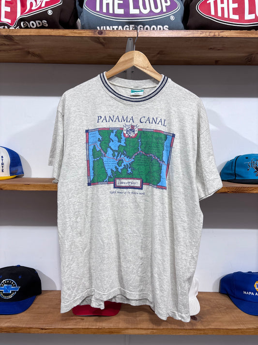 Vintage Panama Canal Map Tee