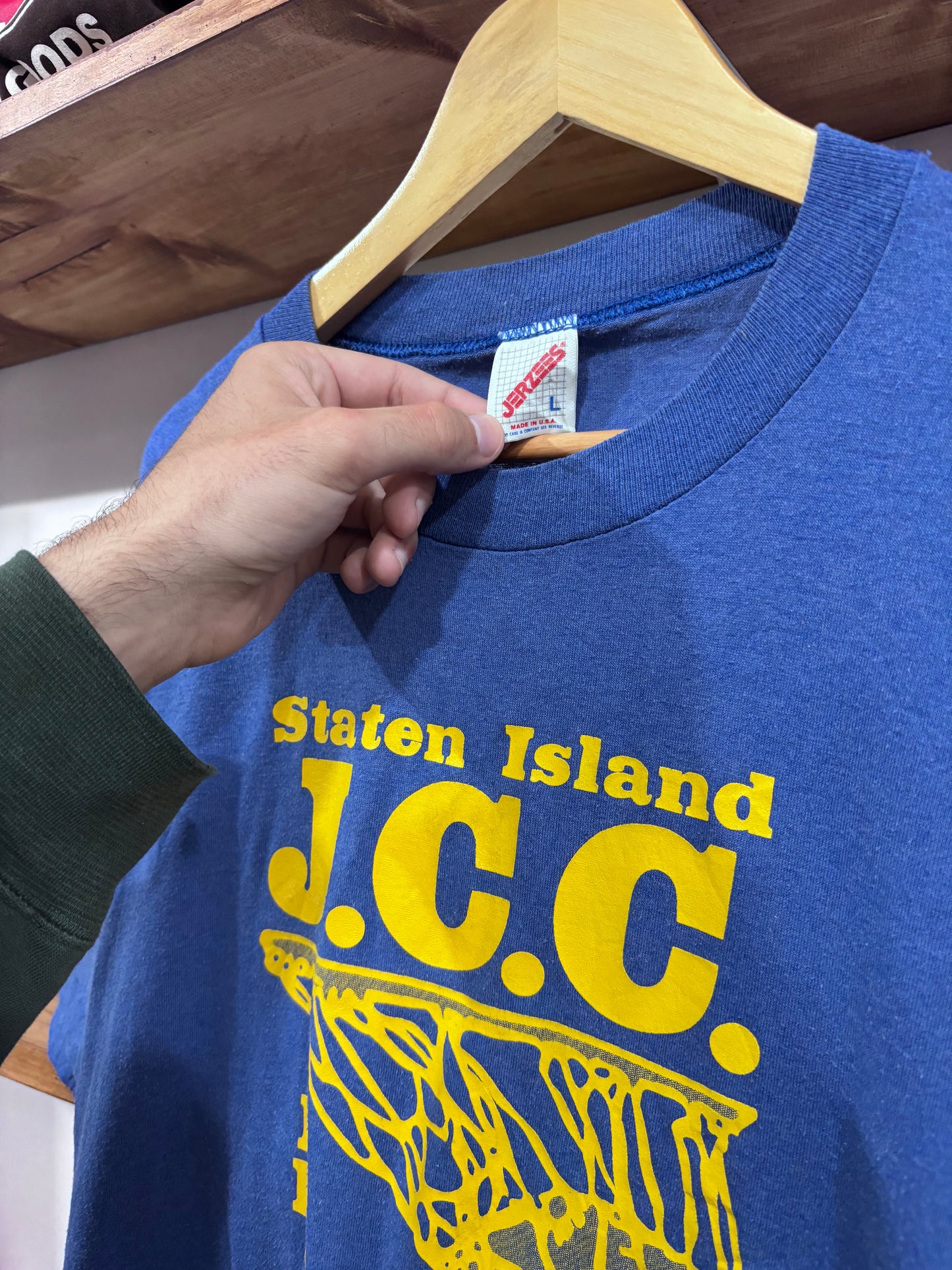 Vintage Staten Island J.C.C. Basketball Tee