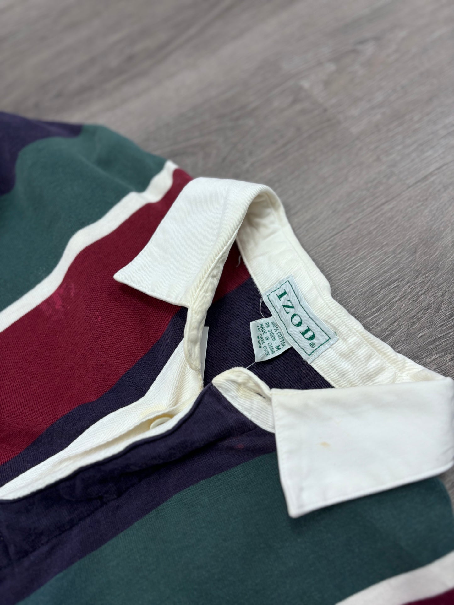 Vintage IZOD Striped Polo