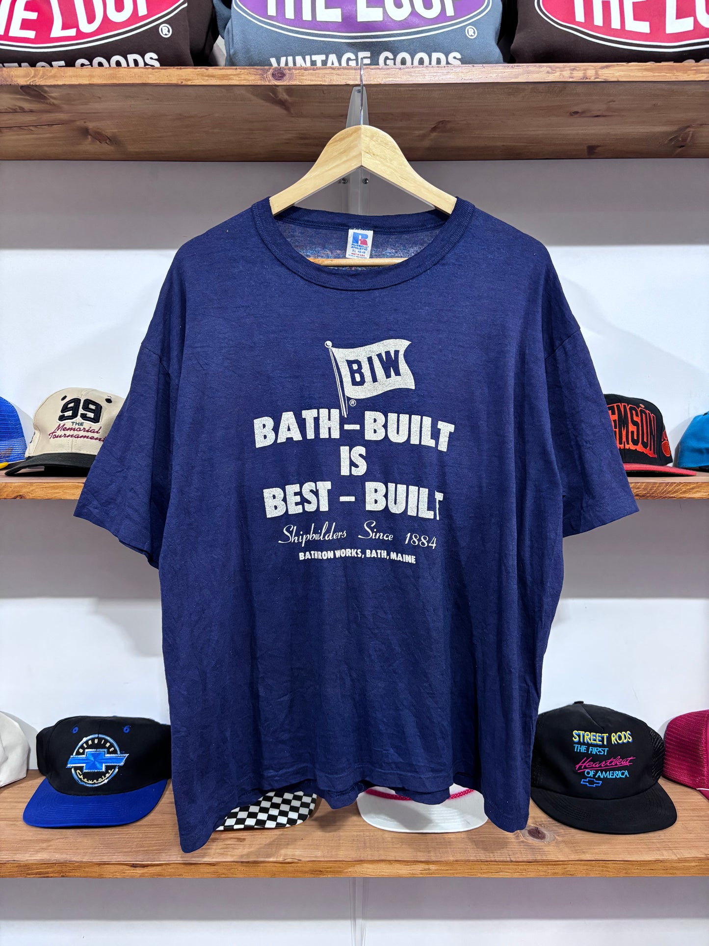 Vintage Russell Bath Iron Works Tee