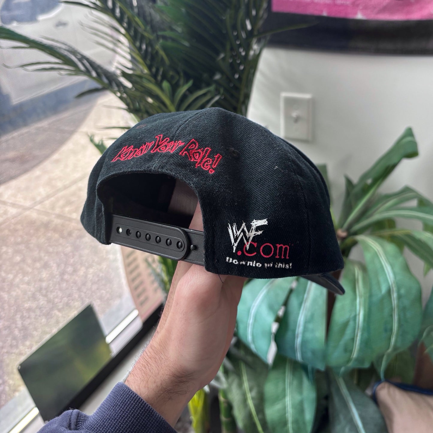 Vintage The Rock WWF Wrestling Hat