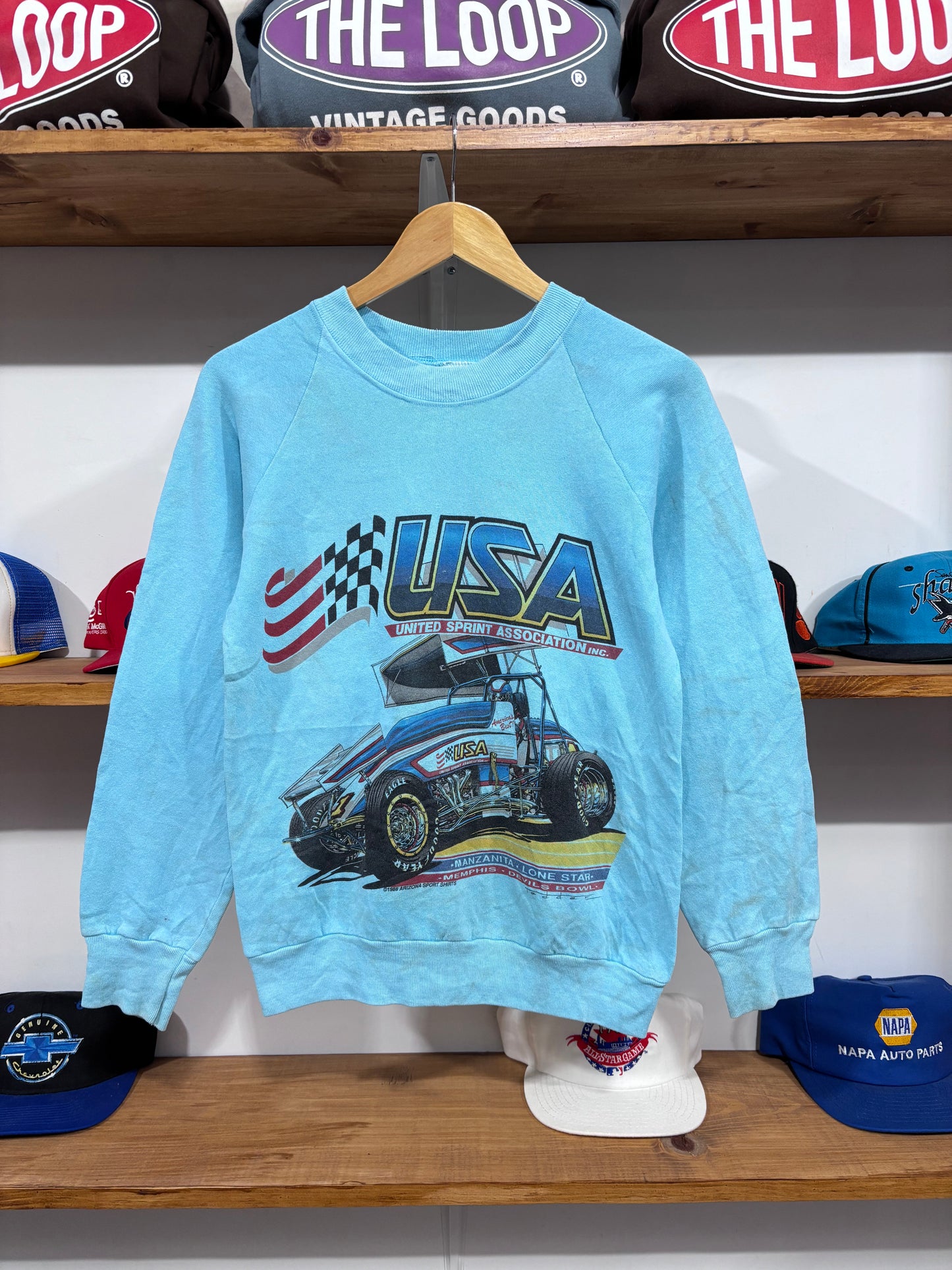 Vintage USA Racing Crewneck