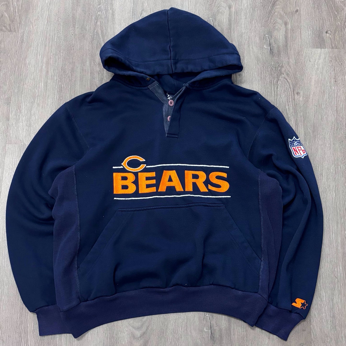 Vintage Starter Chicago Bear 1/4 Hoodie