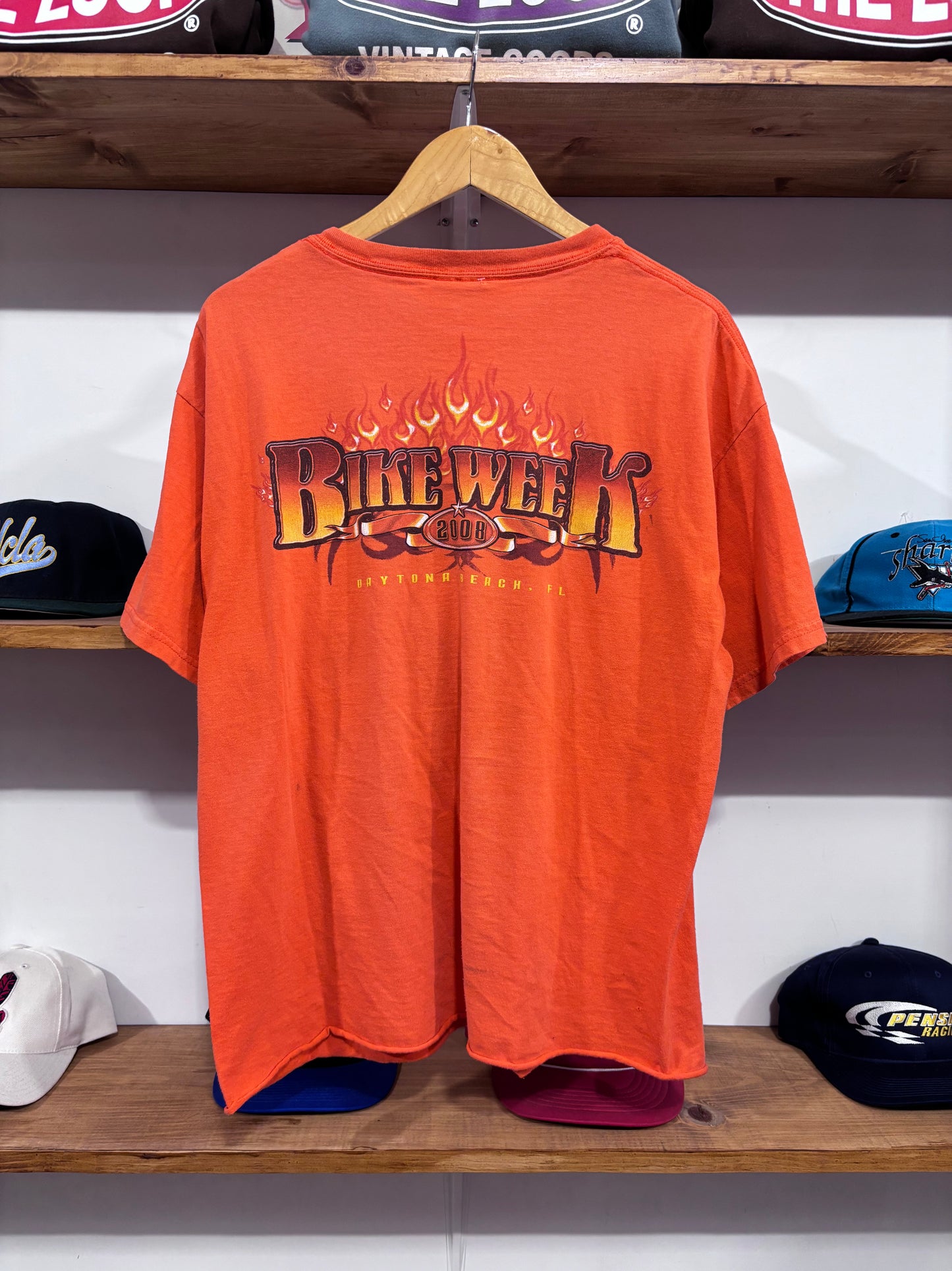 Vintage Bike Week Flame Eagle Tee