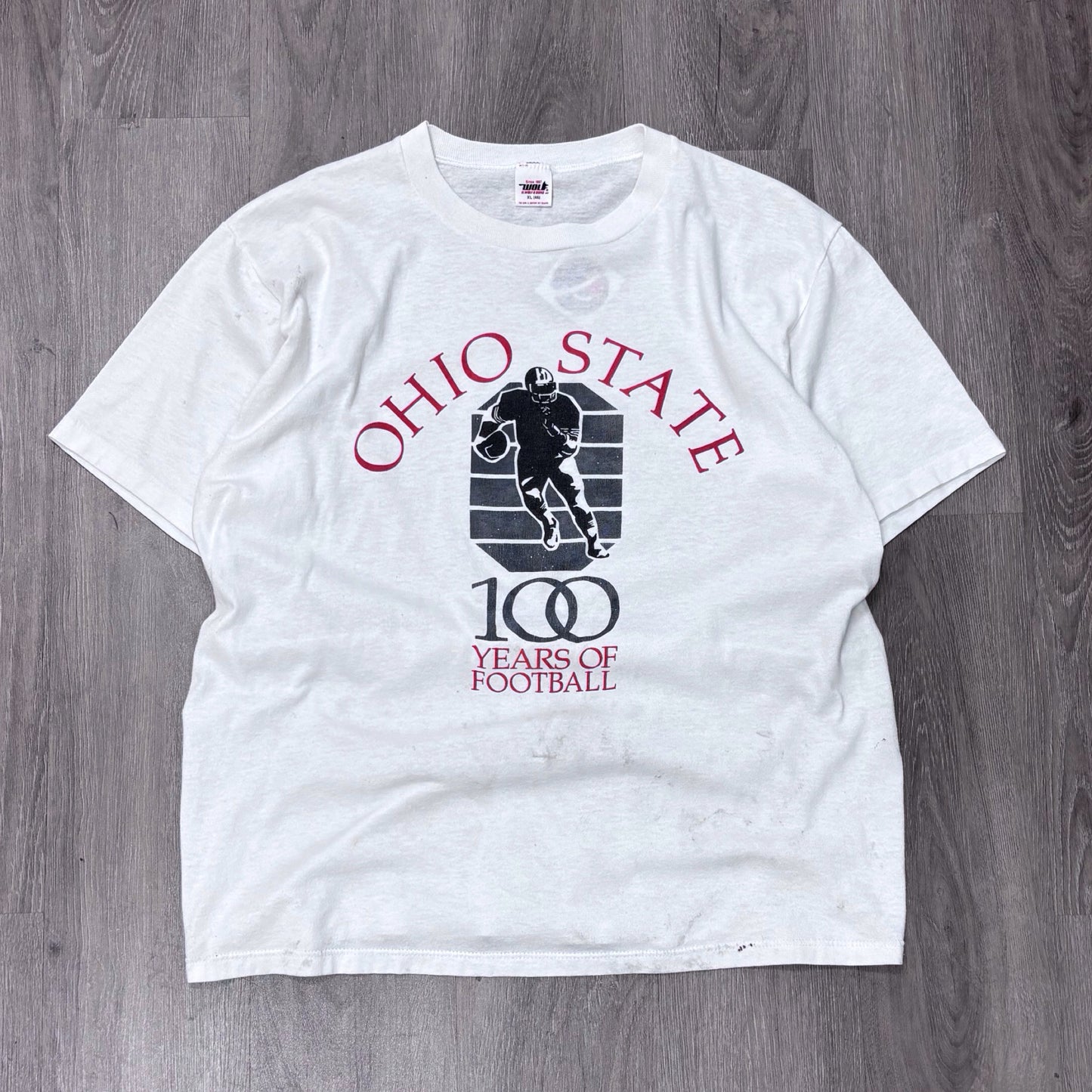 Vintage Ohio State 100 Years of Football Tee