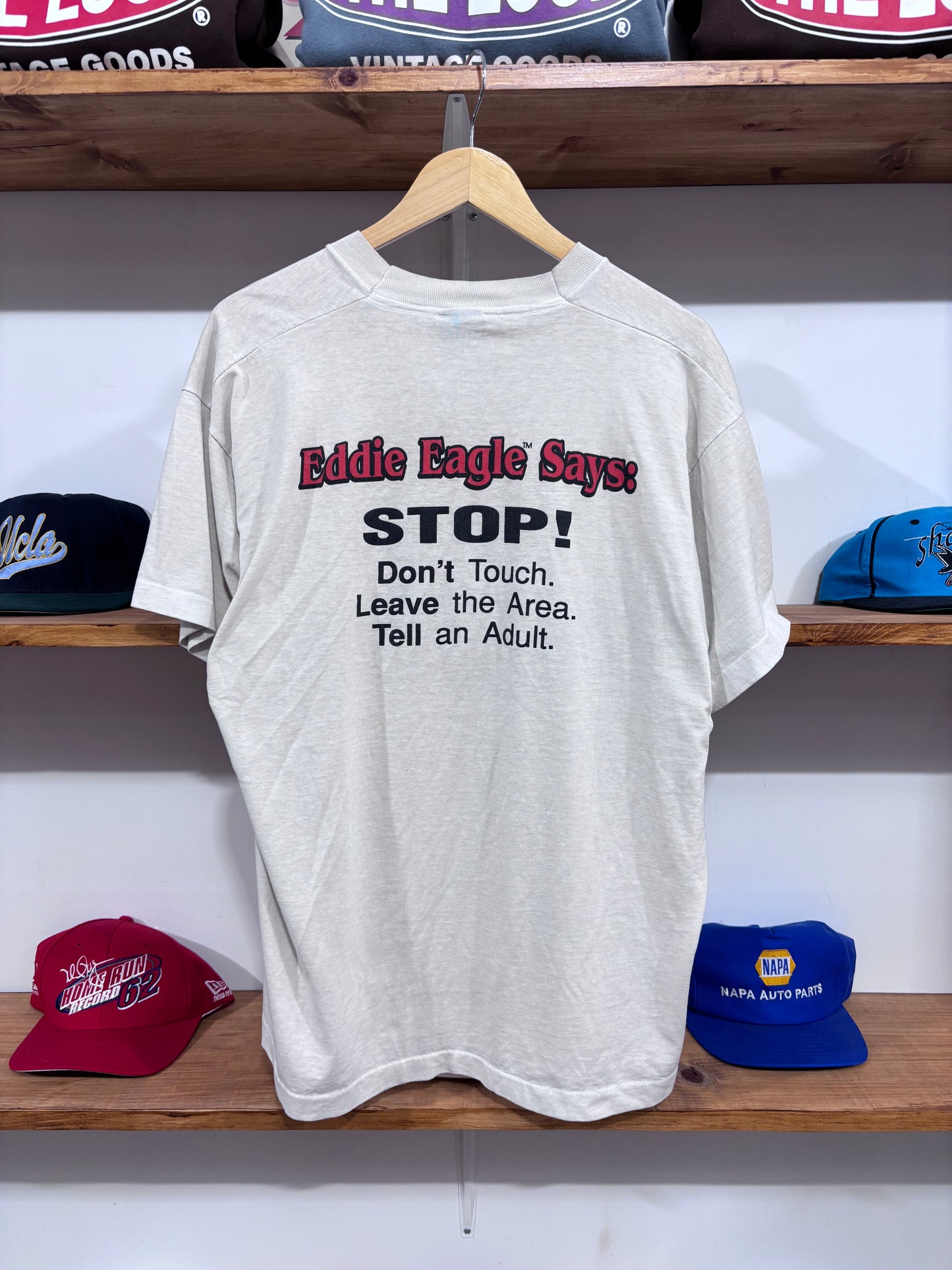 Vintage Learn Gun Safety Eddie Eagle Tee