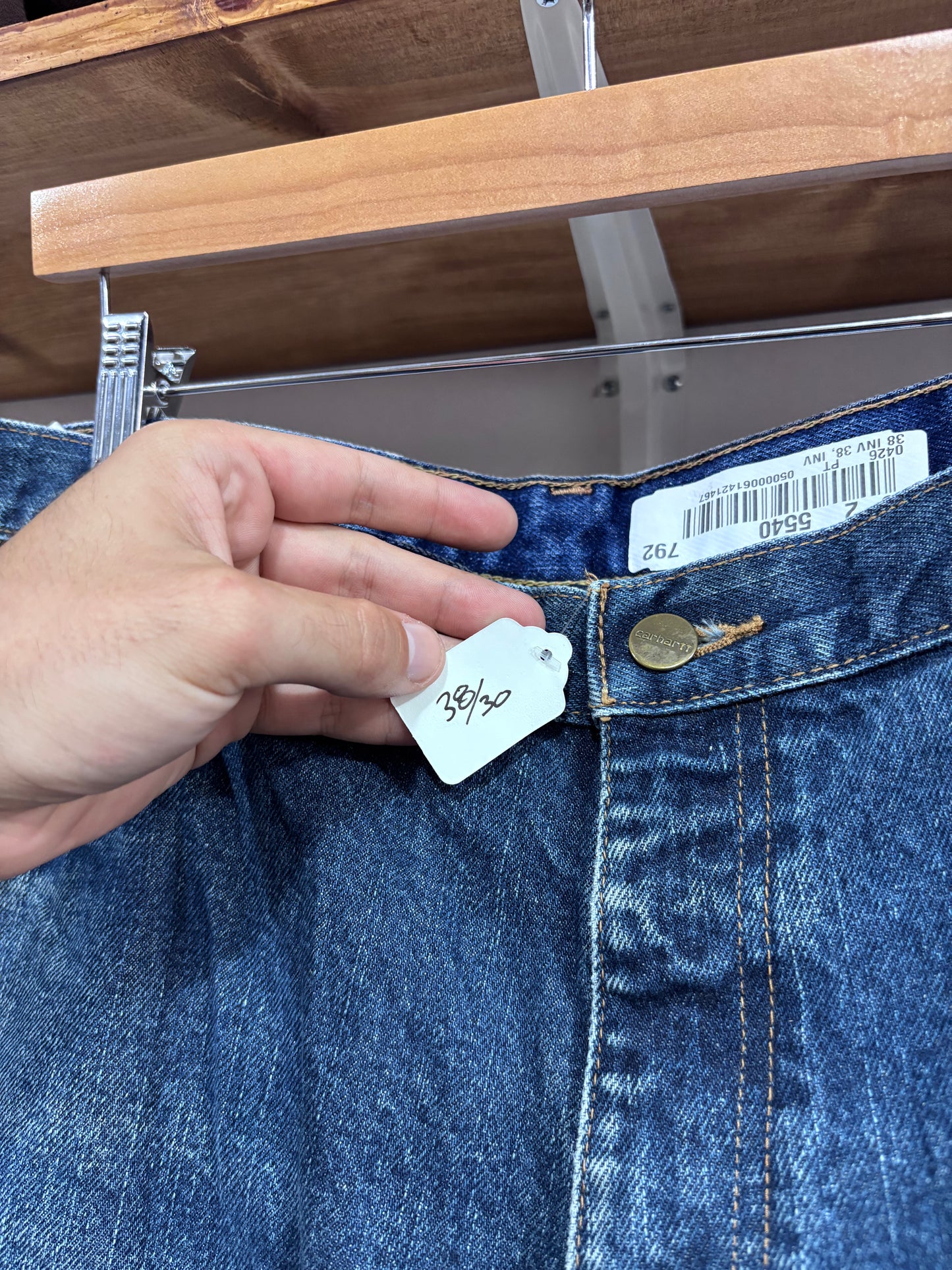 Vintage Carhartt Faded Blue Jeans
