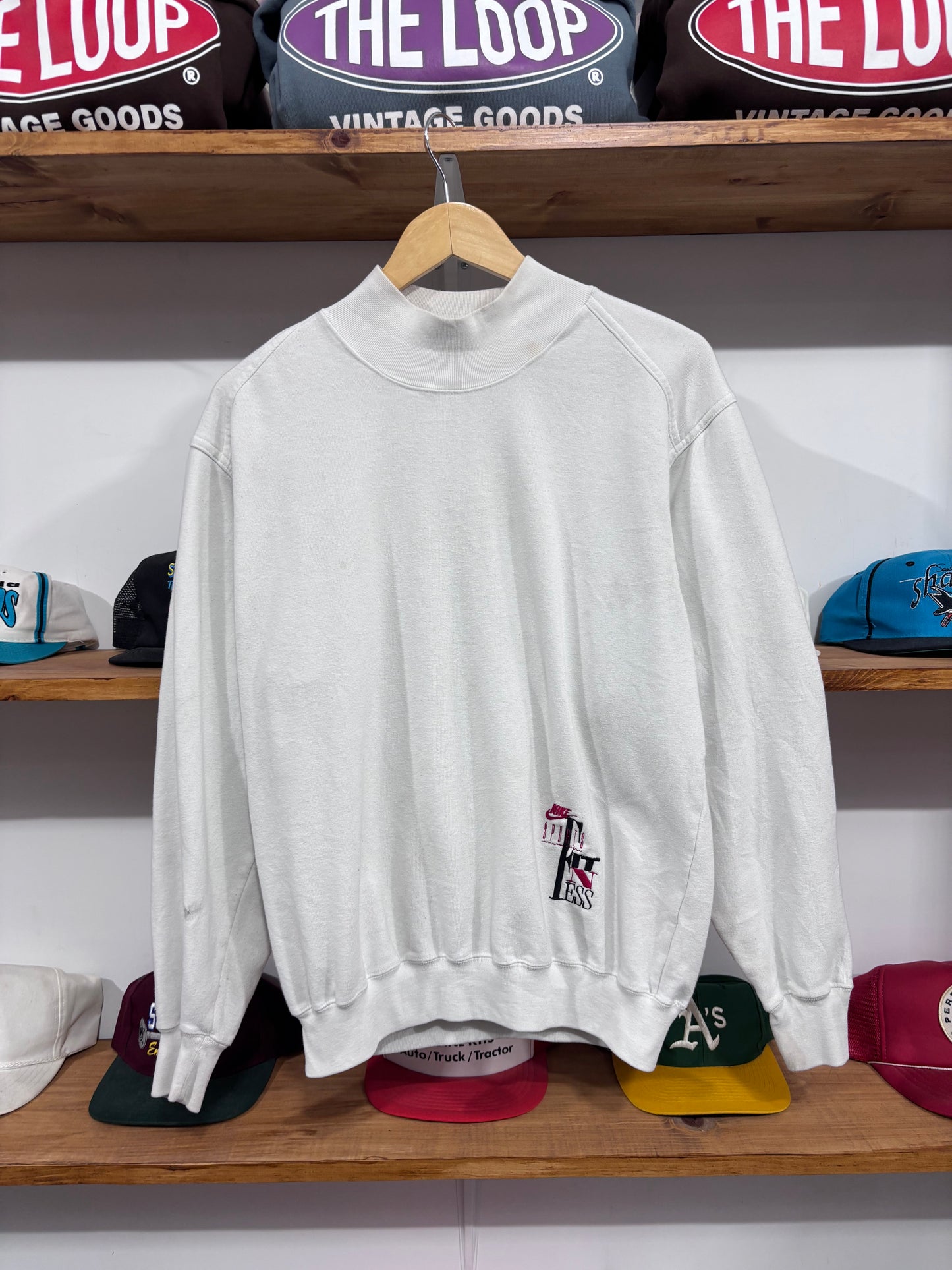 Vintage Nike Fitness Mock Neck