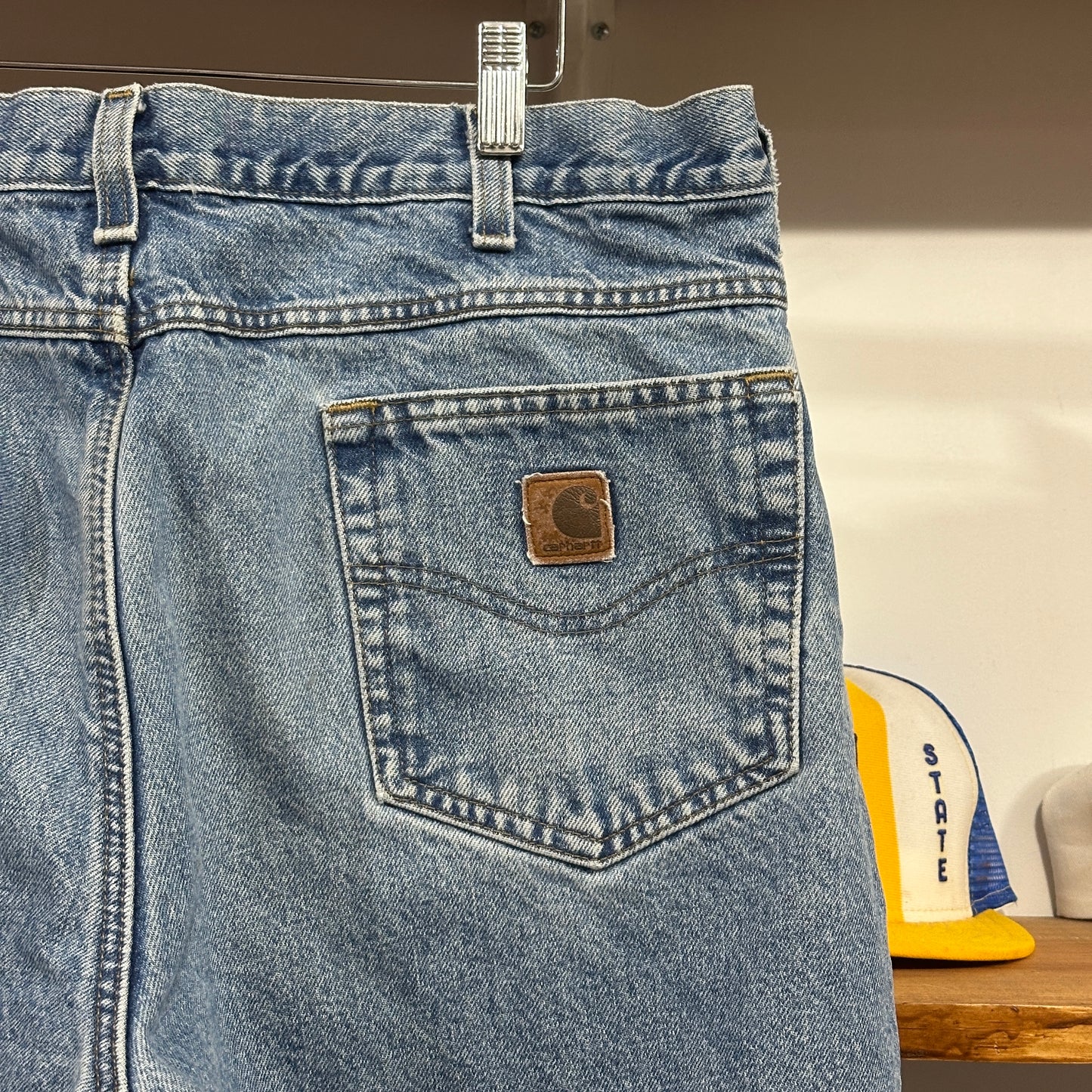 Vintage Carhartt Blanket Lined Blue Jeans