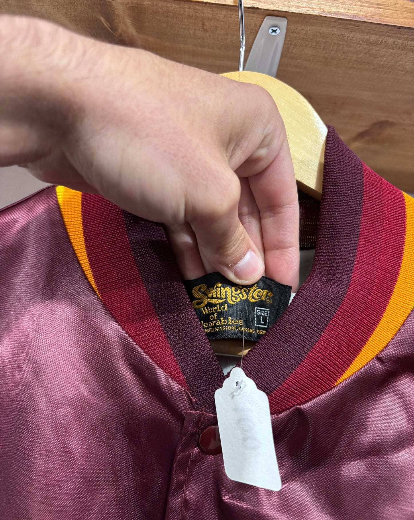 Vintage University of Massachusetts Satin Jacket