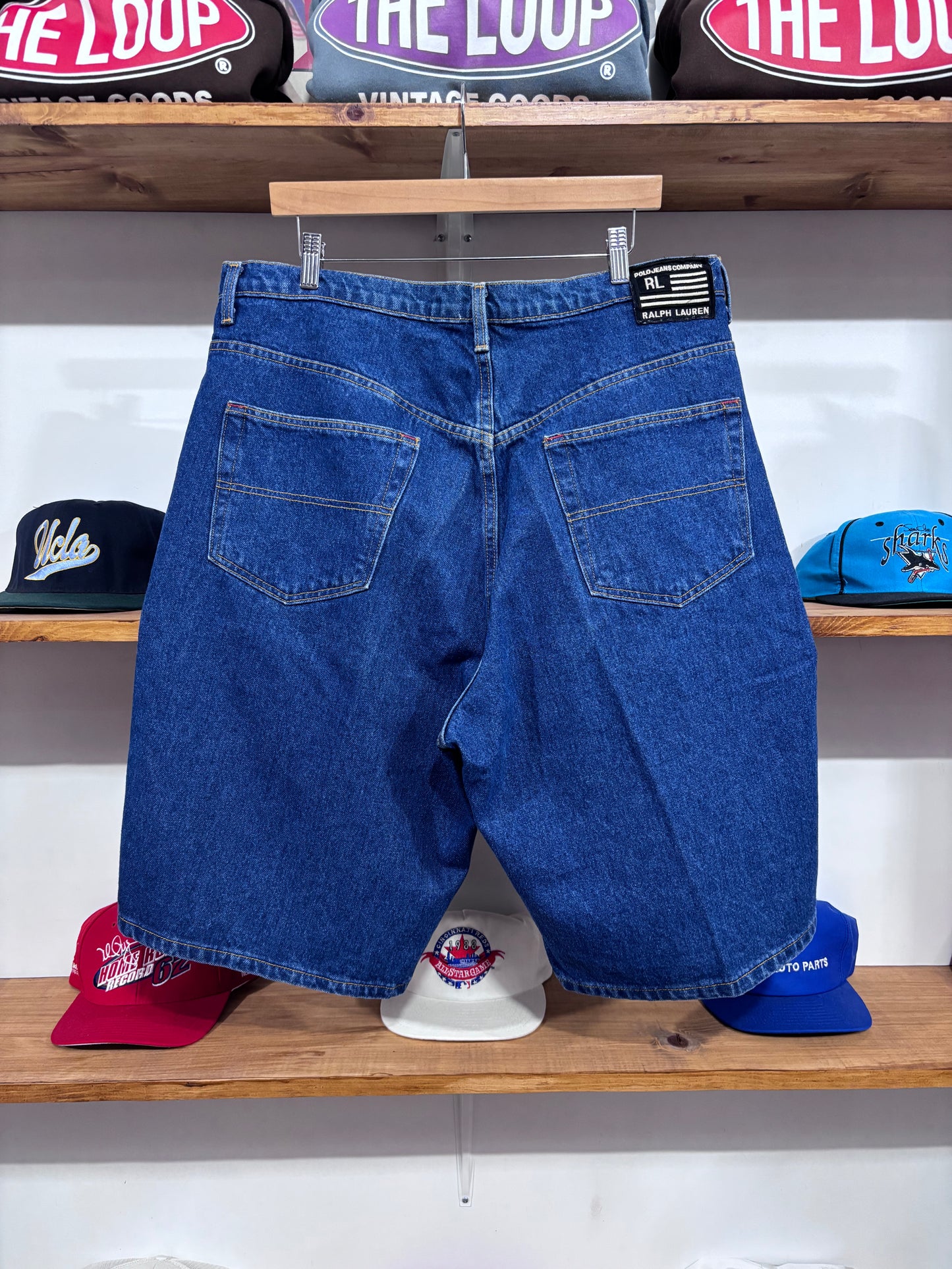 Vintage Polo Ralph Lauren Baggy Jean Shorts