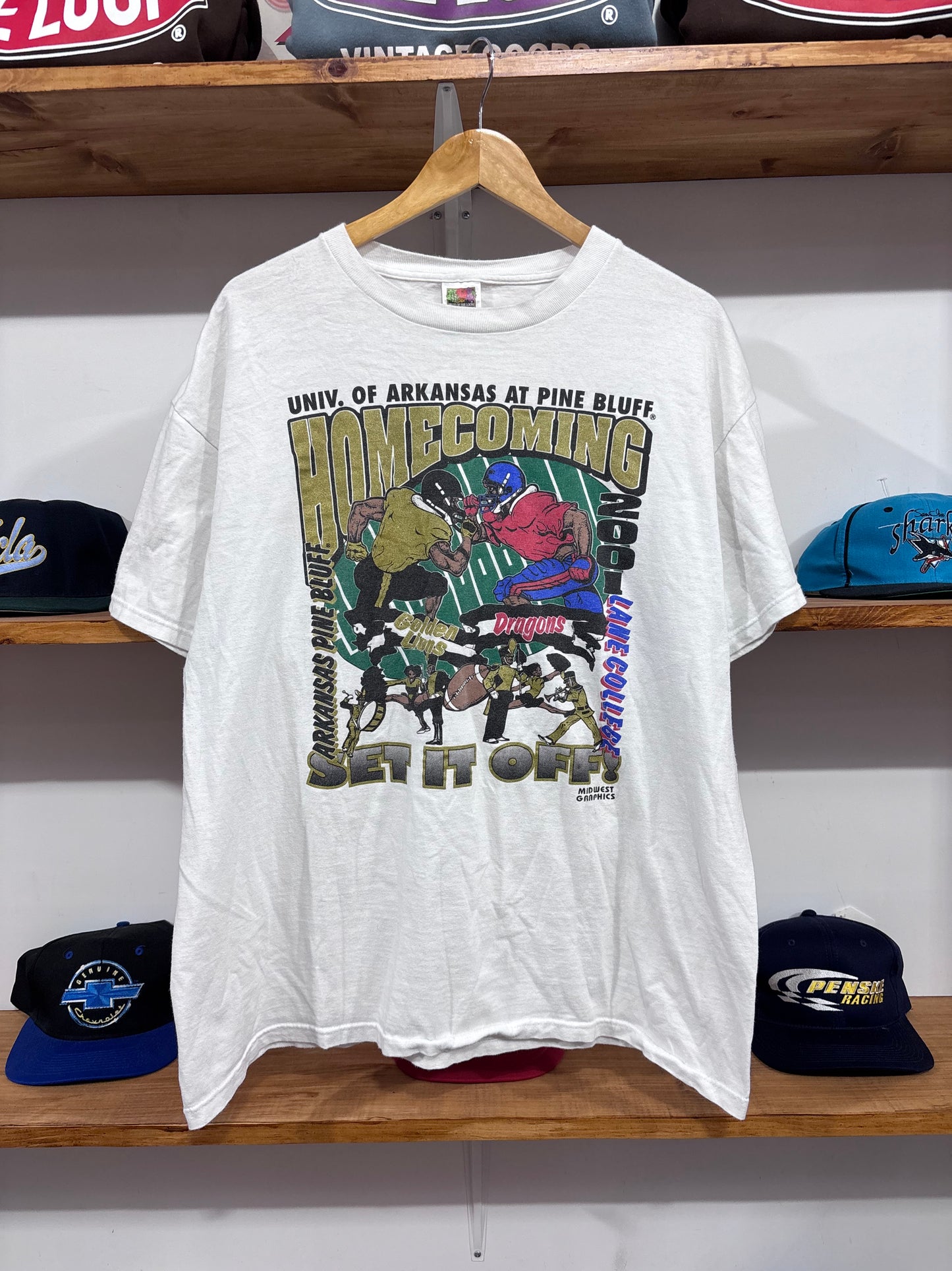 Vintage Arkansas Pine Bluff vs Lane College Football Tee