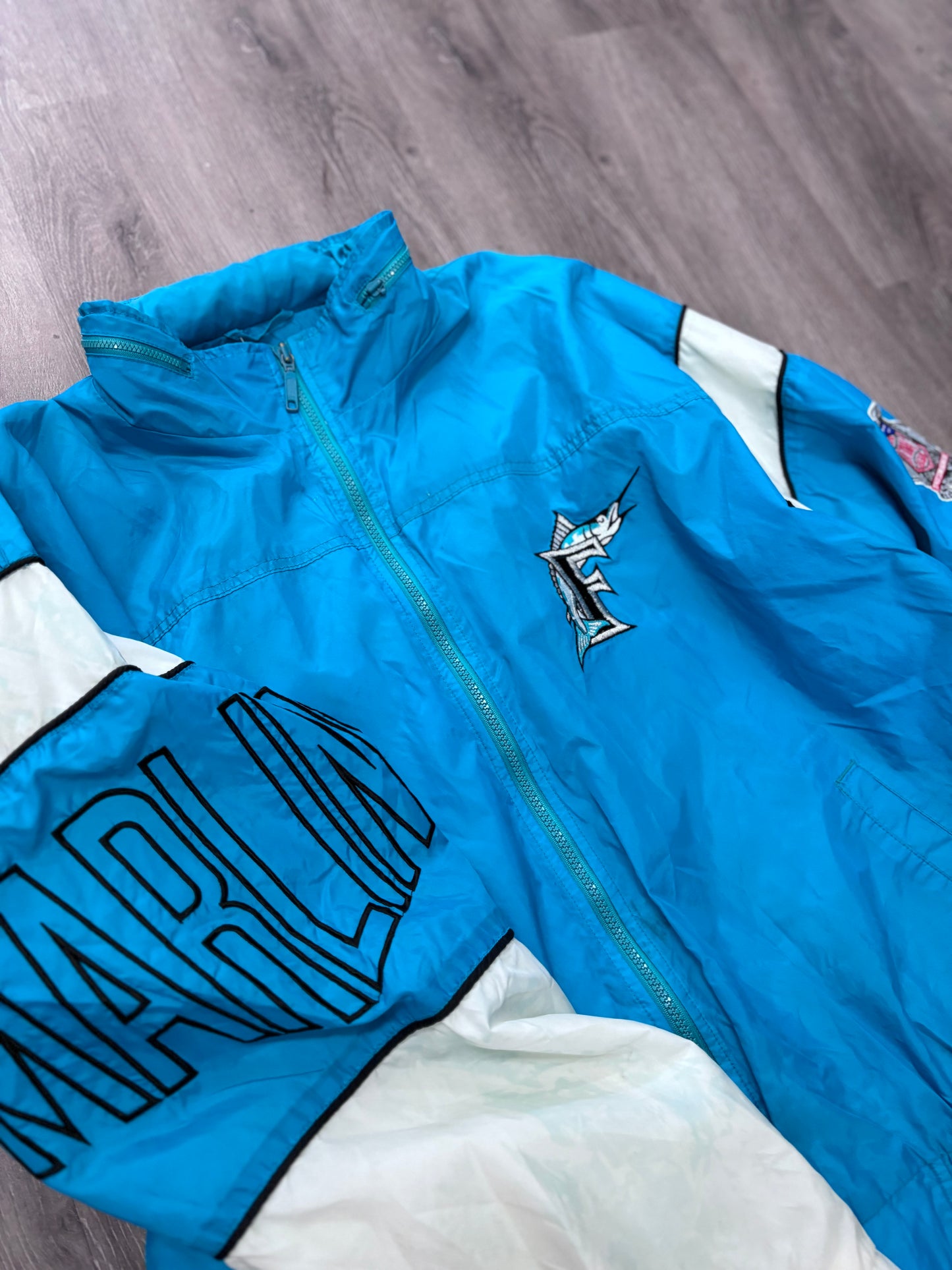 Vintage Florida Marlins Starter Windbreaker