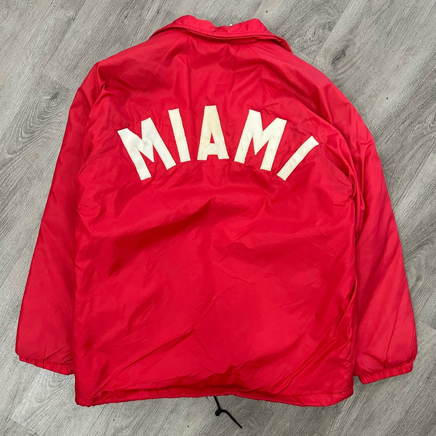 Vintage Miami Sherpa Lined Collared Jacket