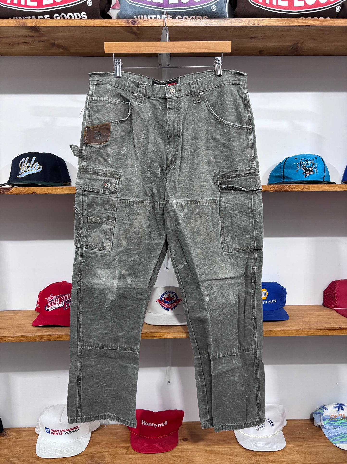 Vintage Wrangler Distressed Faded Pants