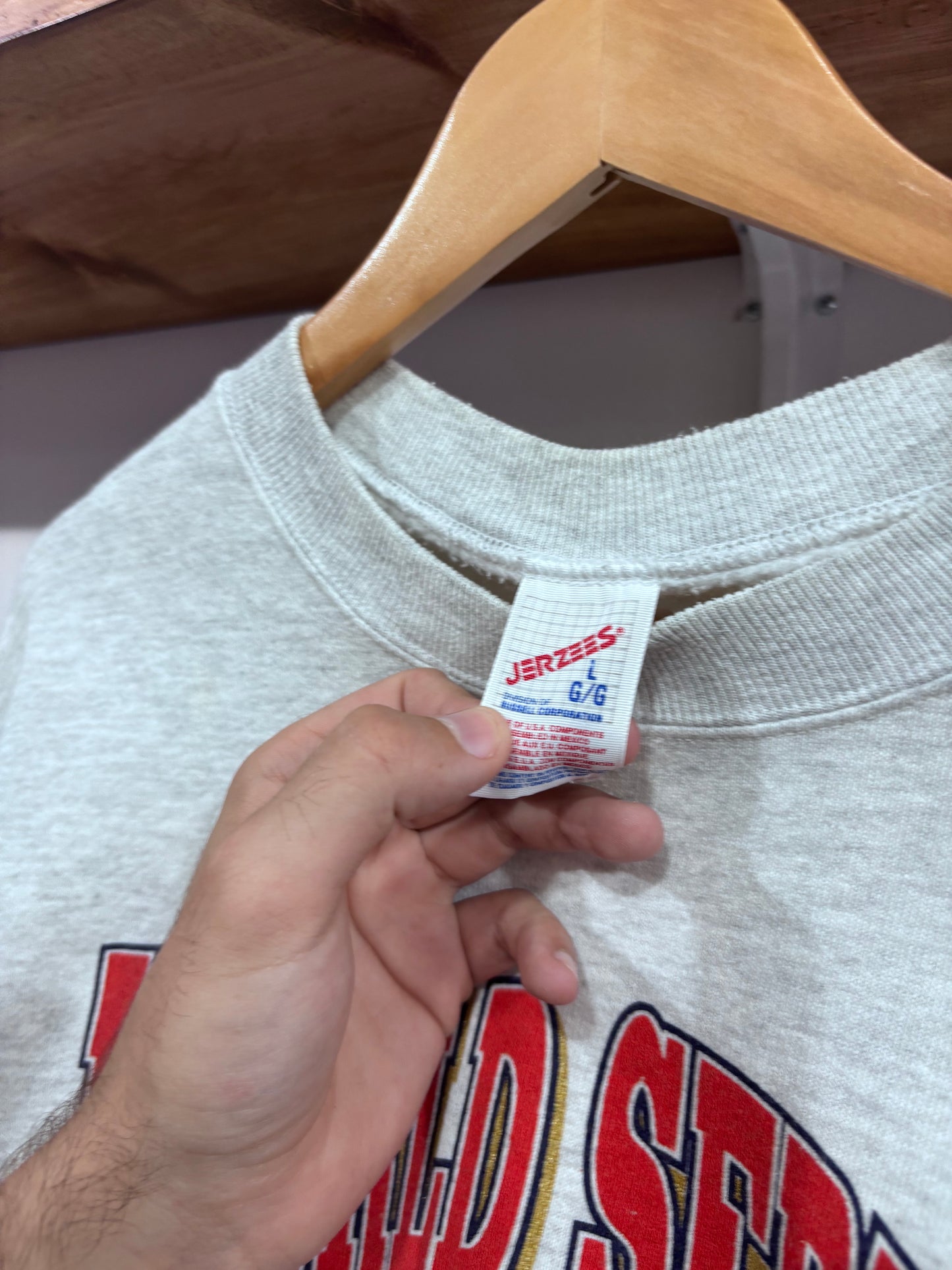 Vintage Cleveland Indians vs Atlanta Braves Crewneck