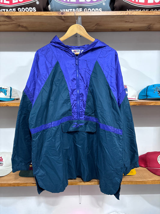 Vintage Reebok Hooded Windbreaker