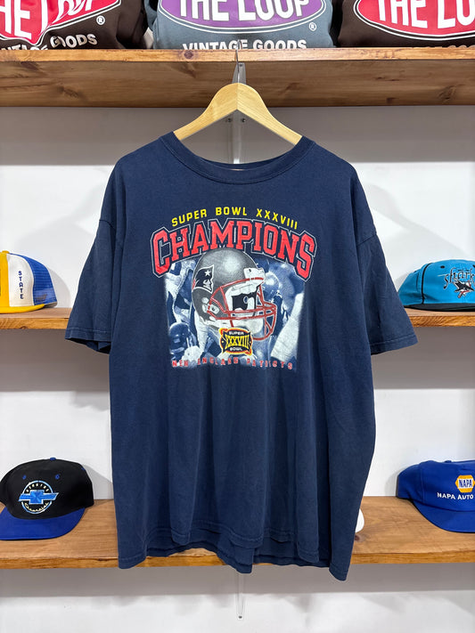 Vintage New England Patriots Super Bowl Tee