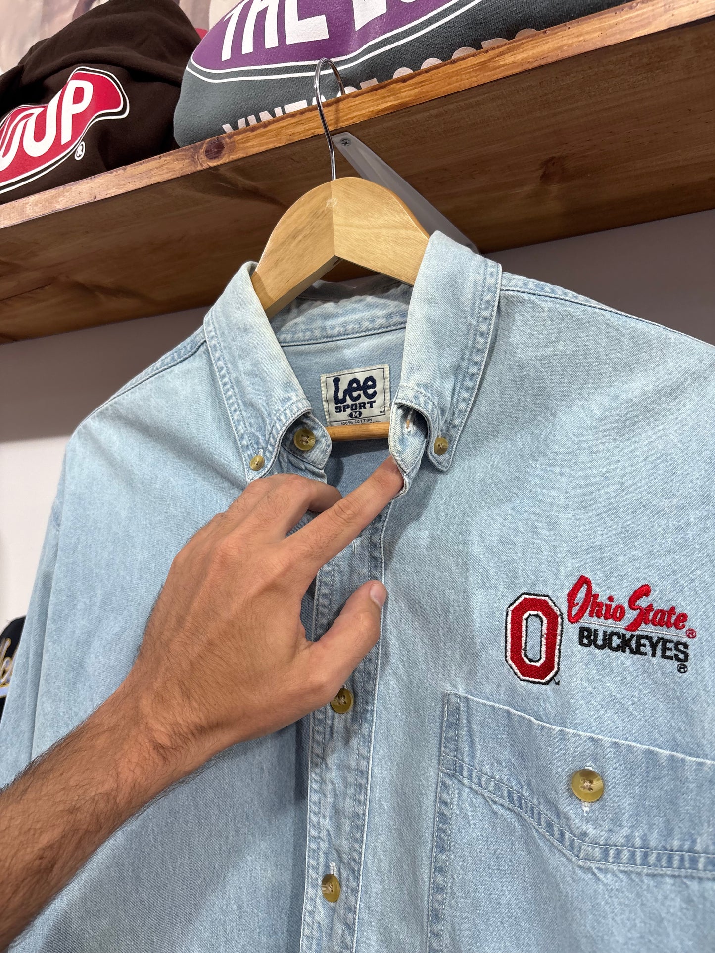 Vintage Ohio State Button Up Jacket