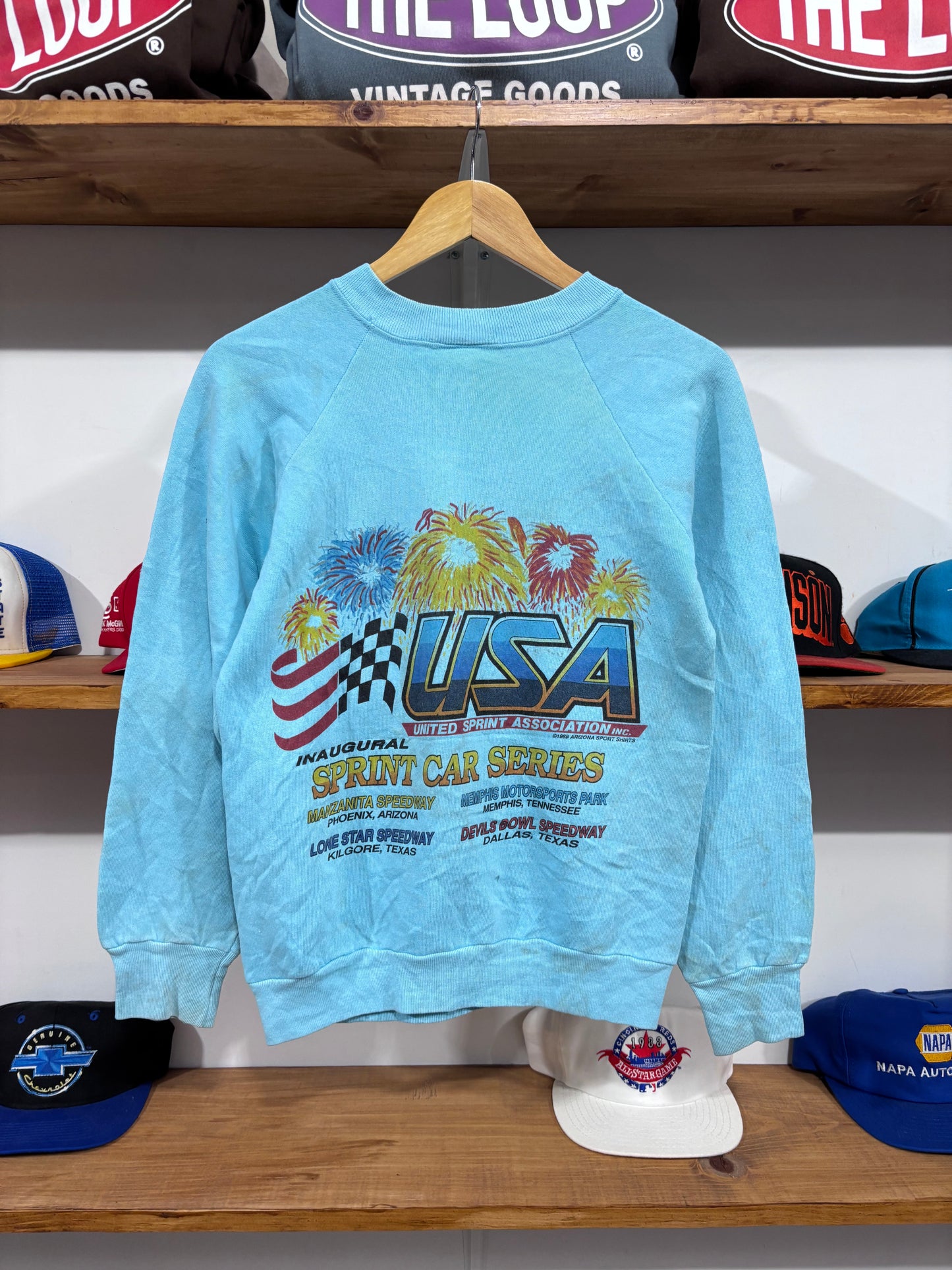 Vintage USA Racing Crewneck