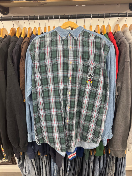 Vintage Mickey Mouse Flannel