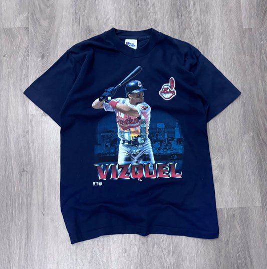 Vintage Omar Vizquel Indians Tee