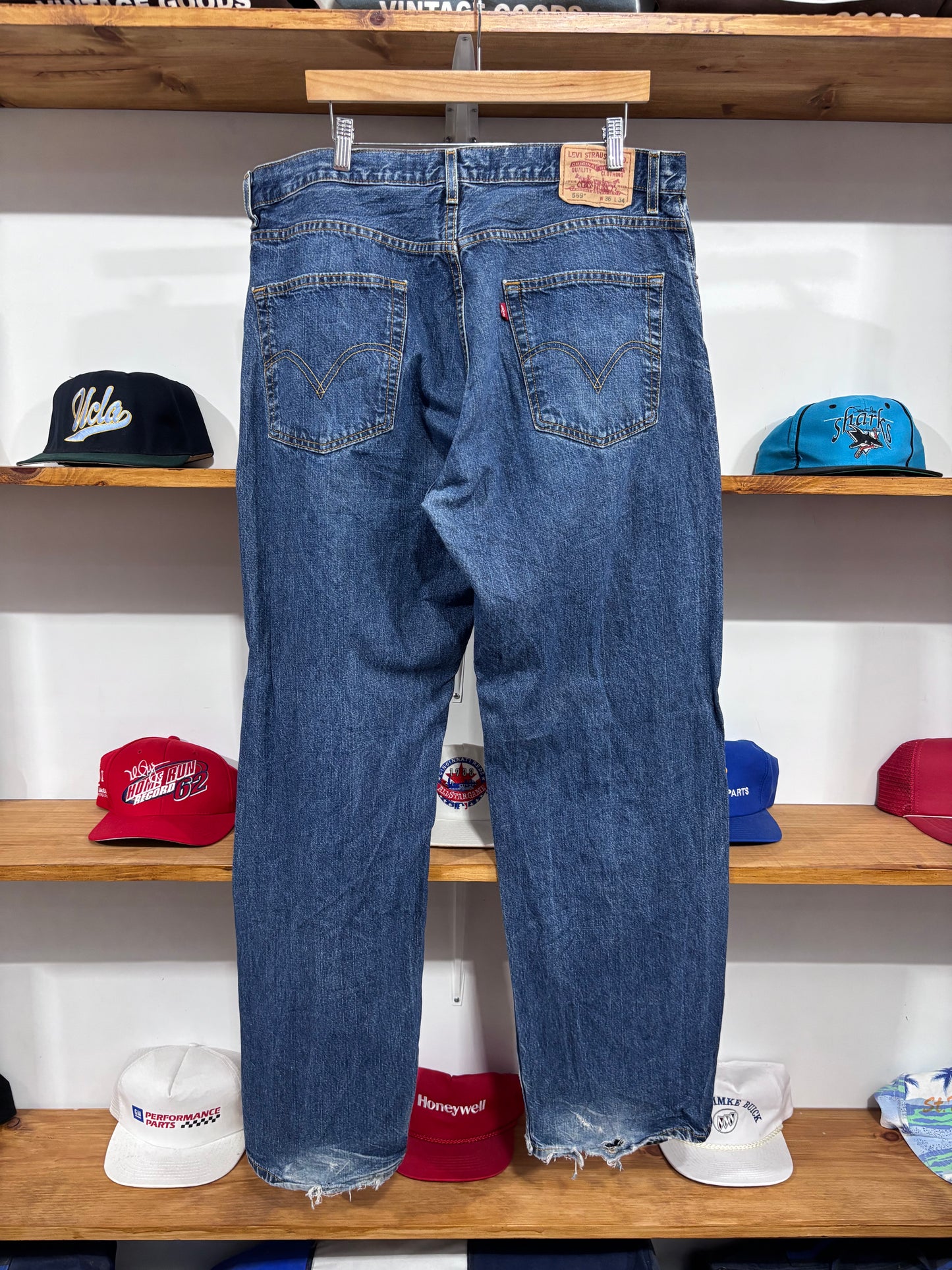 Vintage Levi’s 569 Blue Denim Jeans