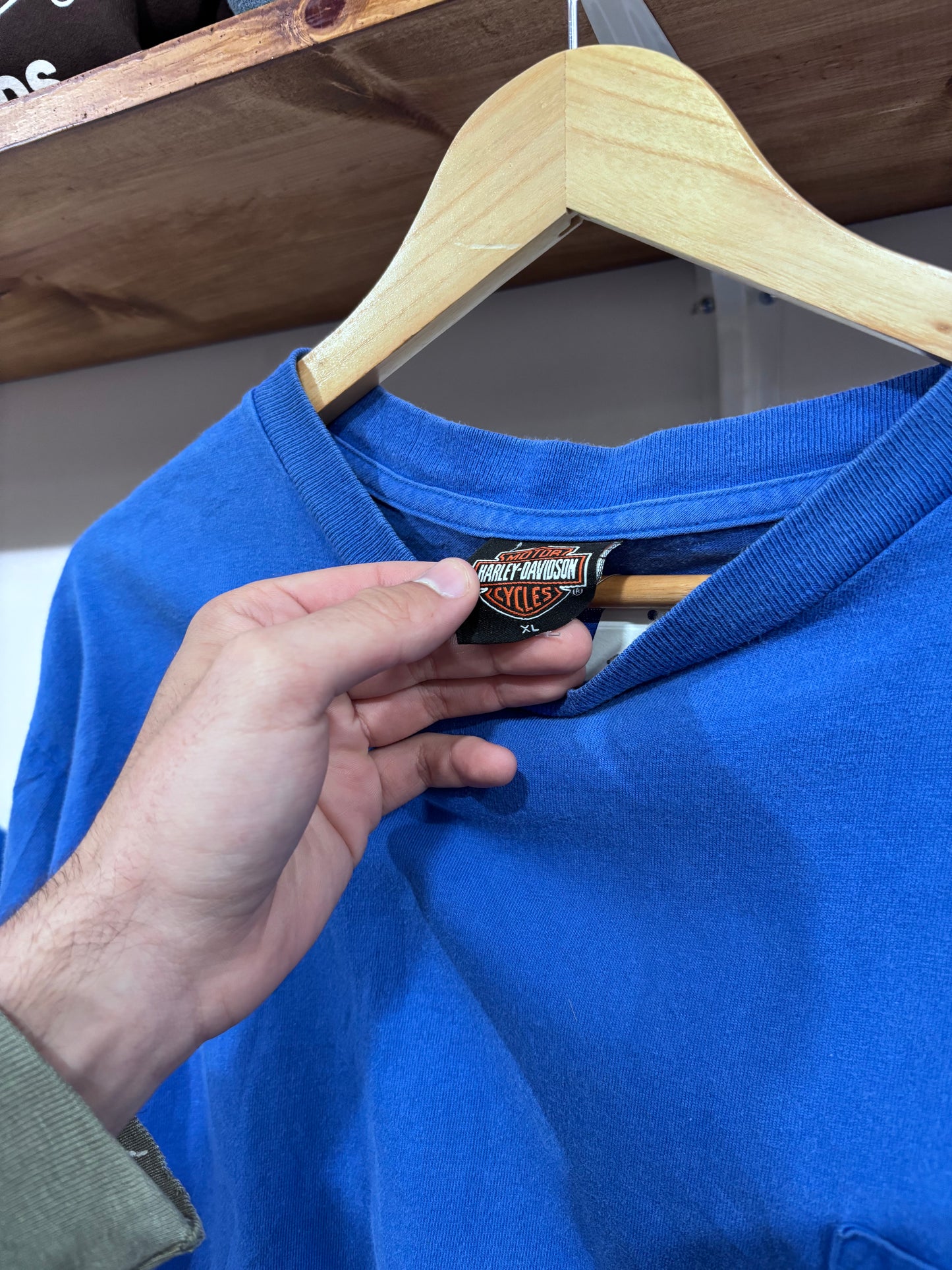 Vintage Harley Davidson Pocket Tee