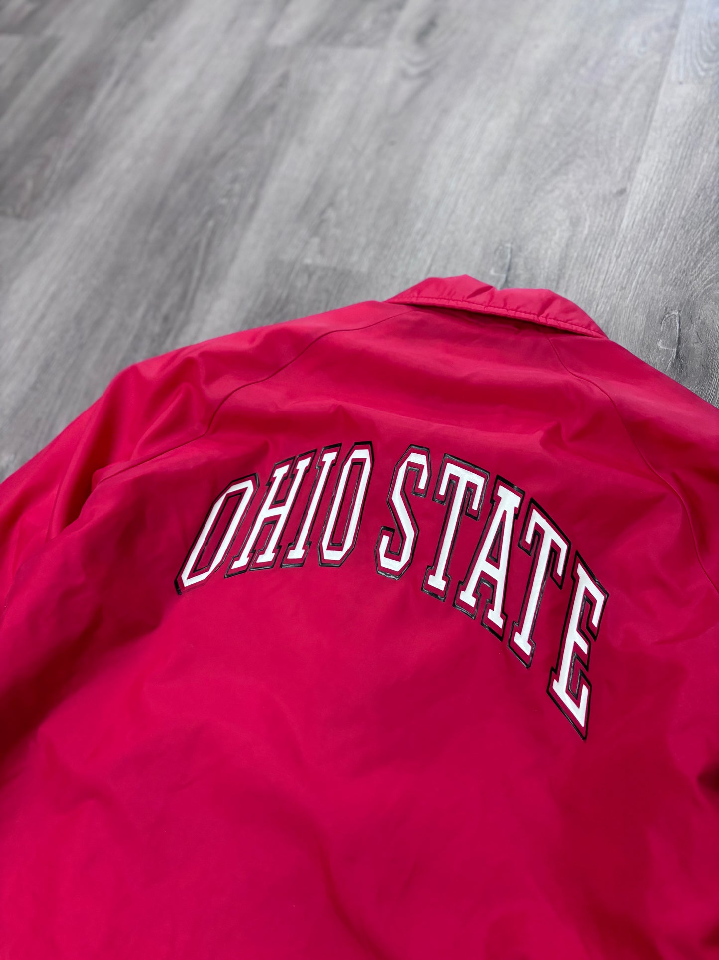 Vintage Ohio State Chalk Line Button Up Jacket