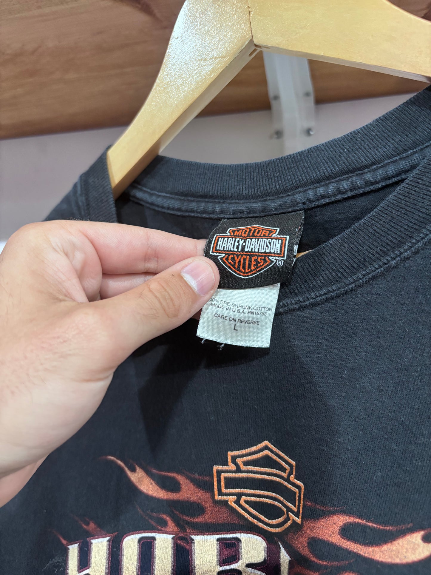 Vintage Harley Davidson Flame Tee