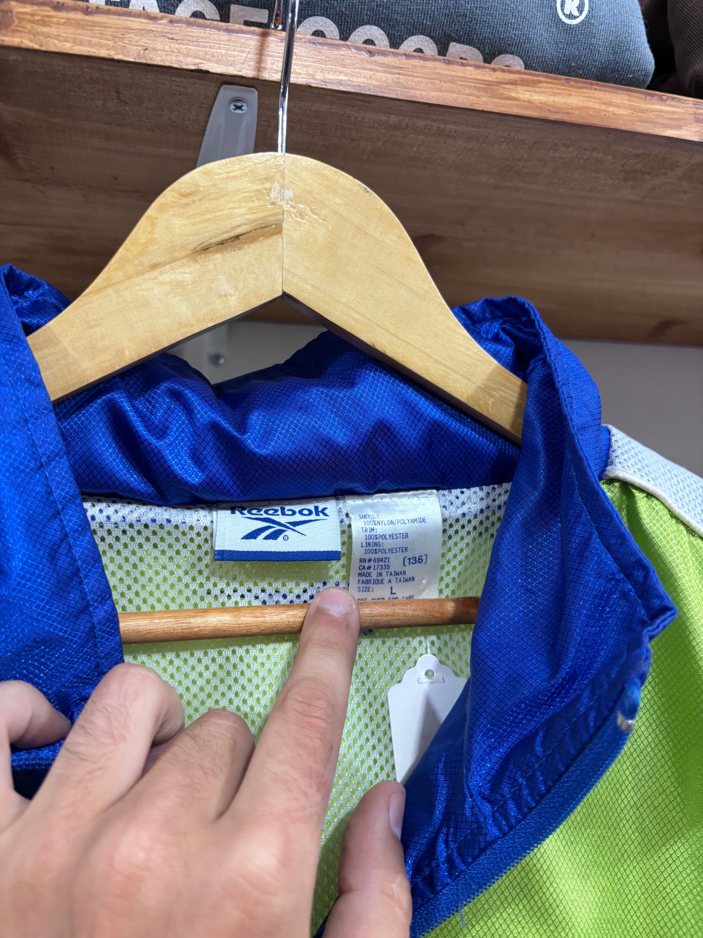 Vintage Reebok Windbreaker Jacket