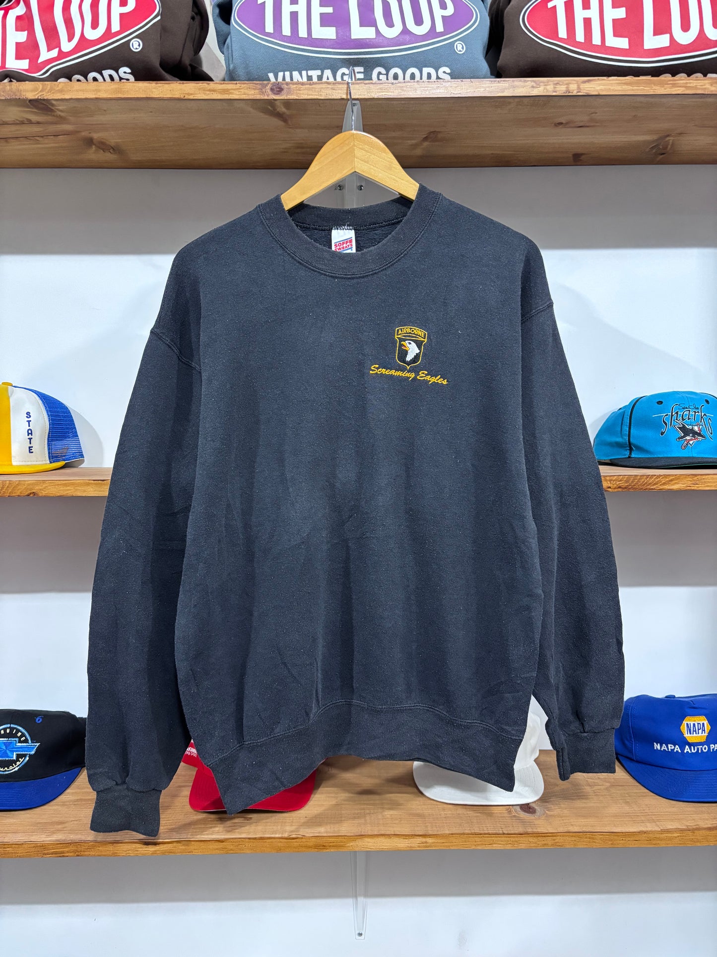 Vintage Airborne Screaming Eagle Crewneck