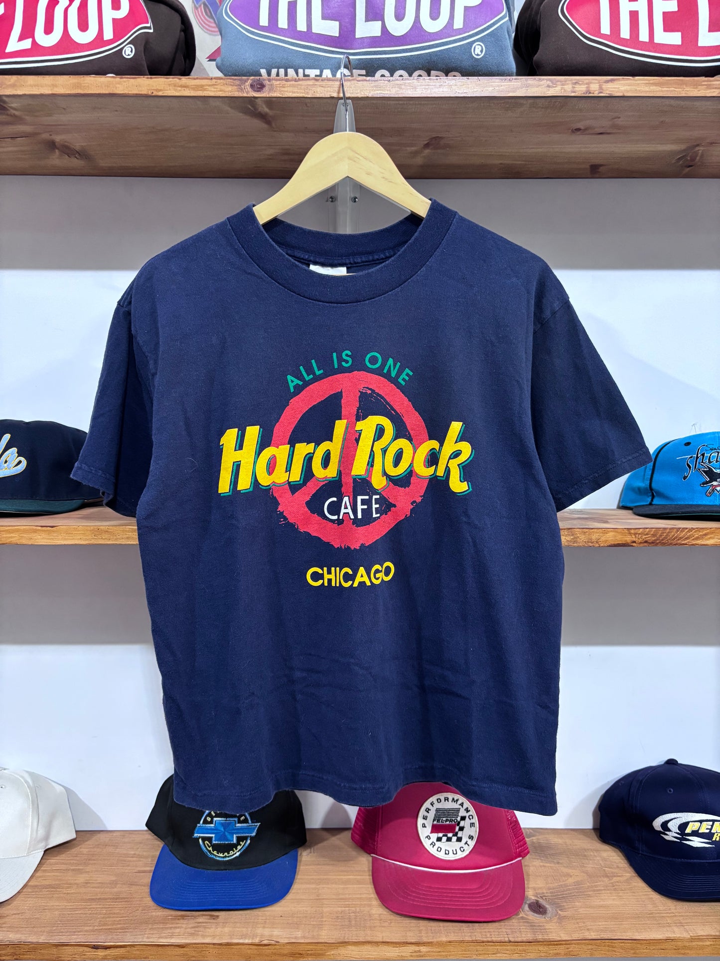 Vintage Hard Rock Cafe Navy Tee