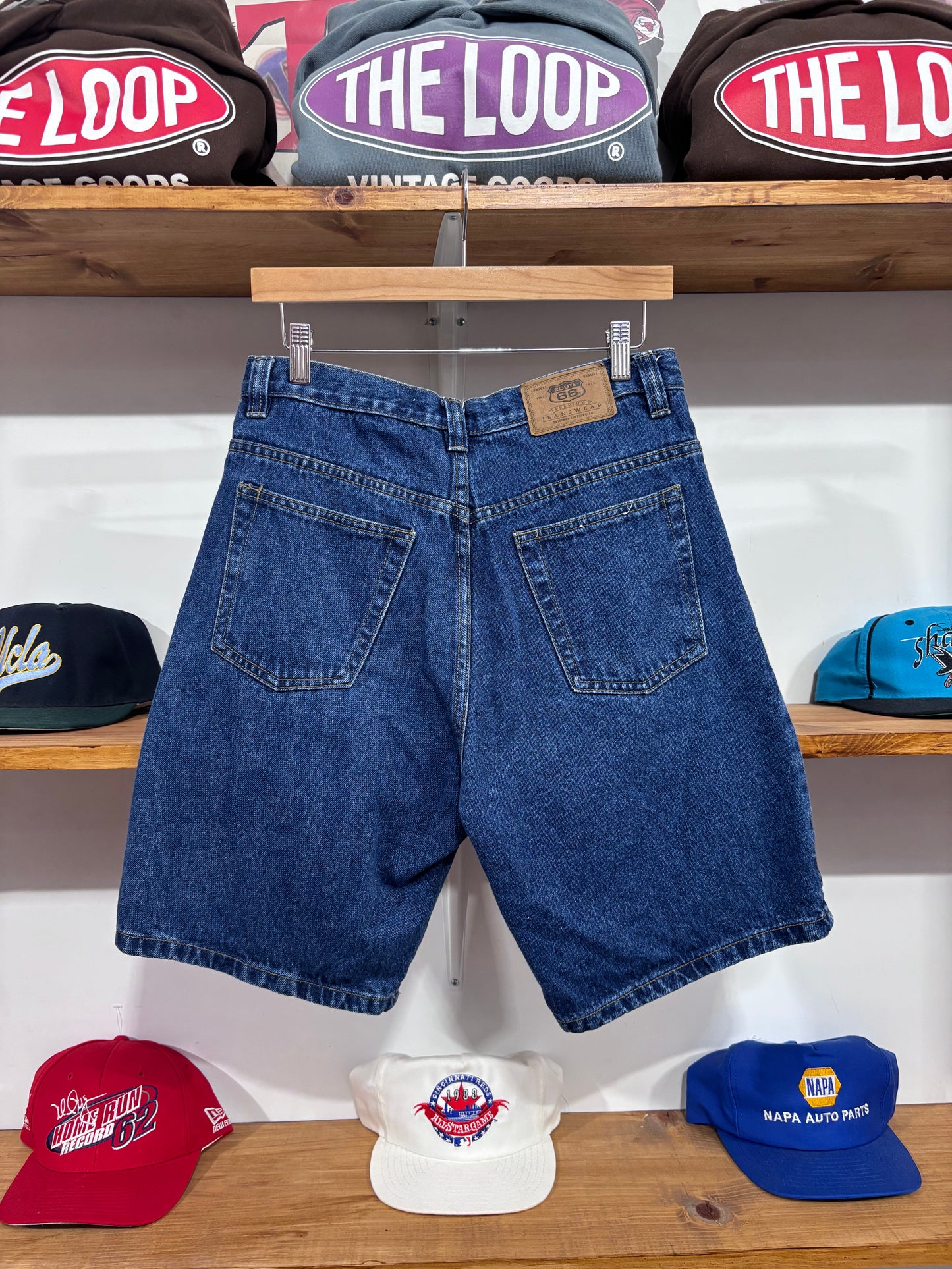 Vintage Route 66 Denim Jeans