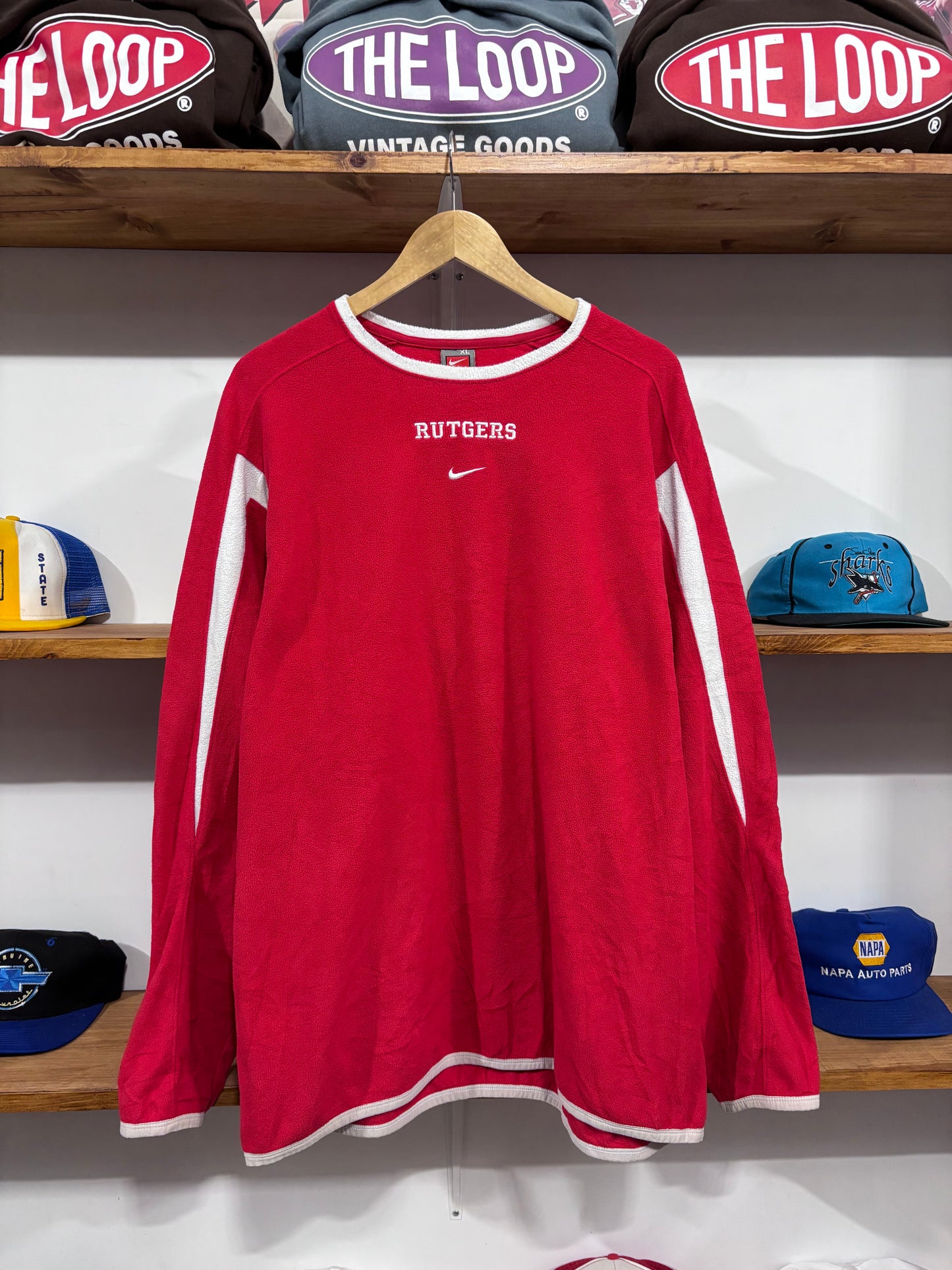 Vintage Rutgers Nike Center Swoosh Long Sleeve