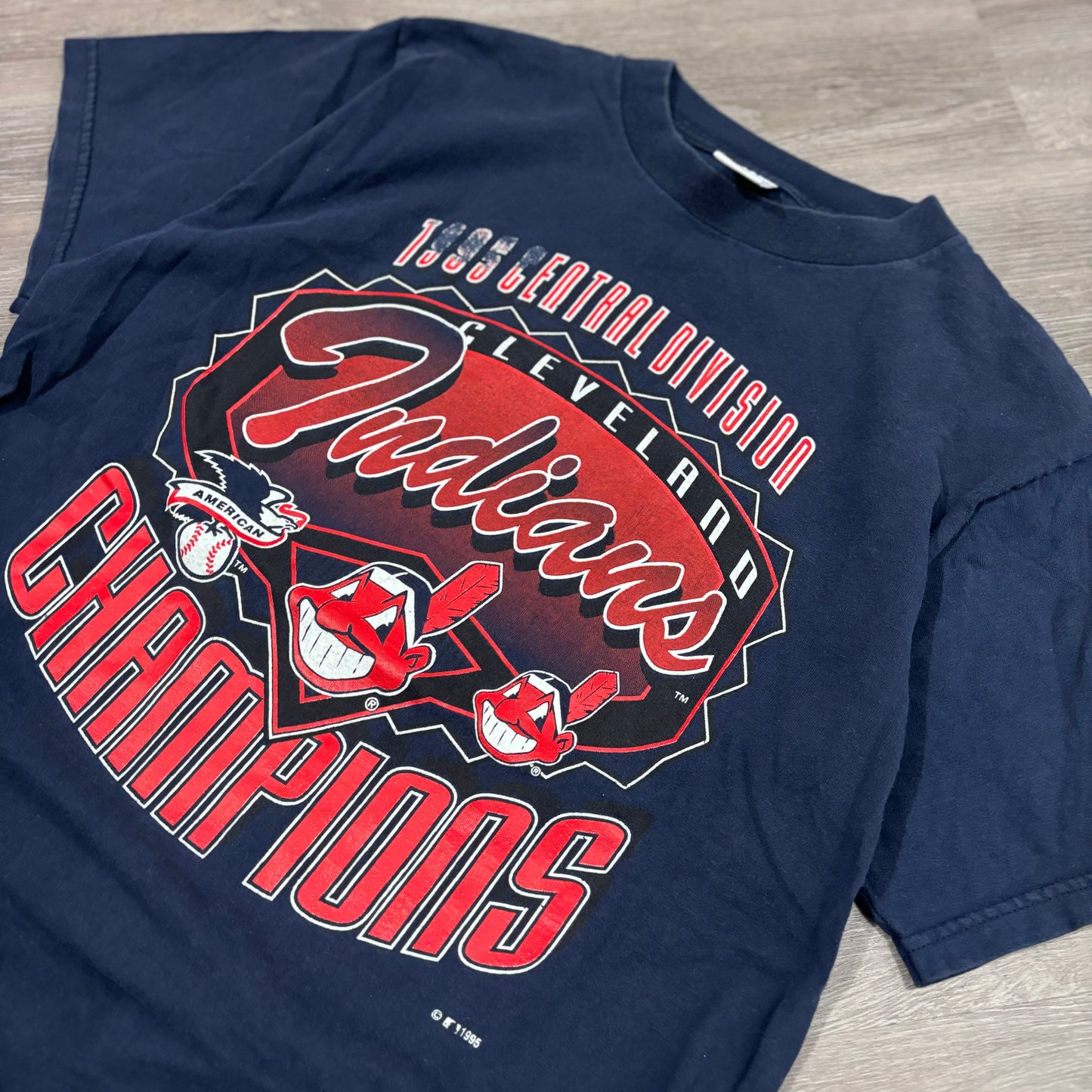 Vintage Cleveland Indians Division Champs Tee