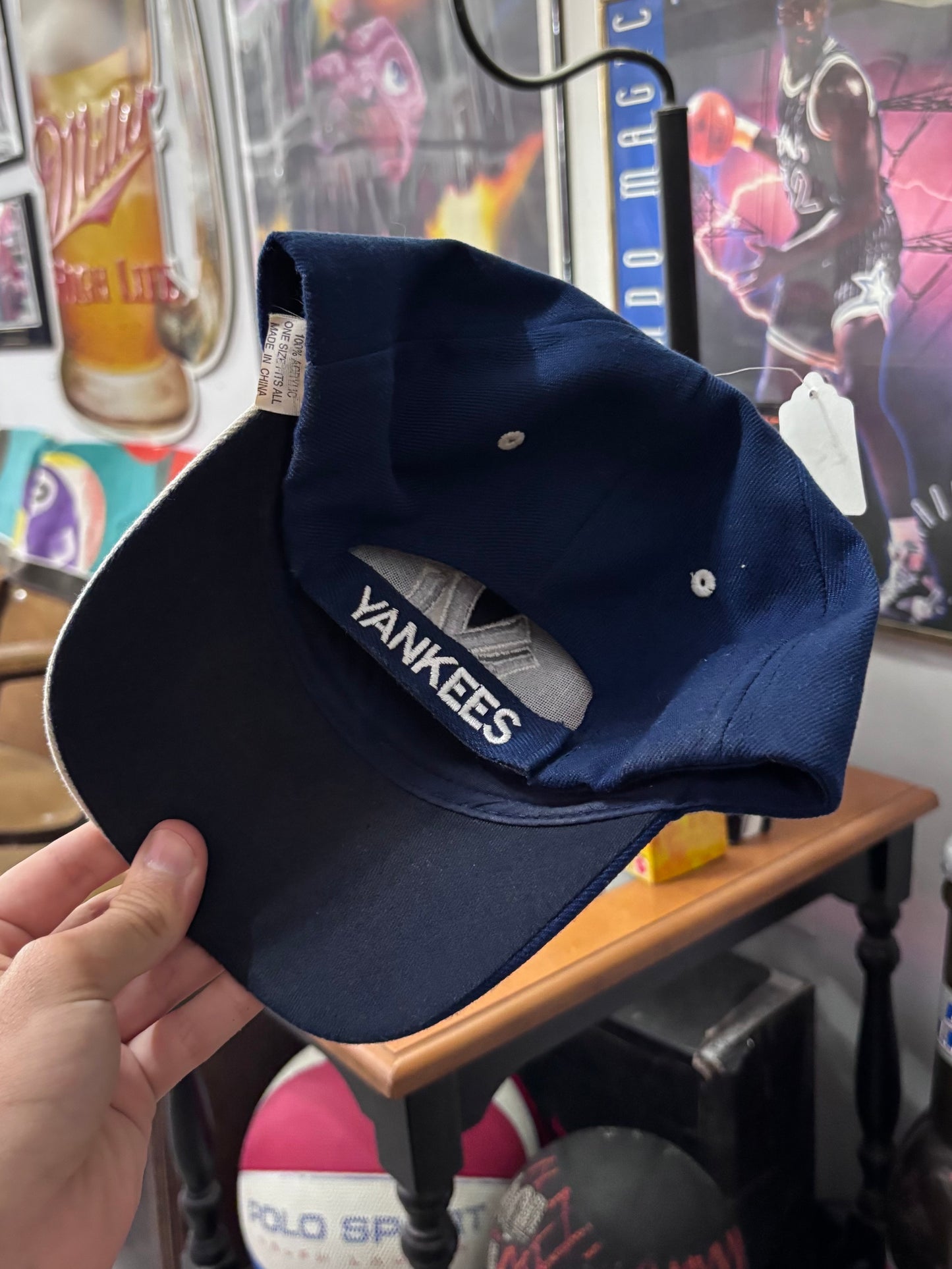 Vintage New York Yankees Strap Back Hat